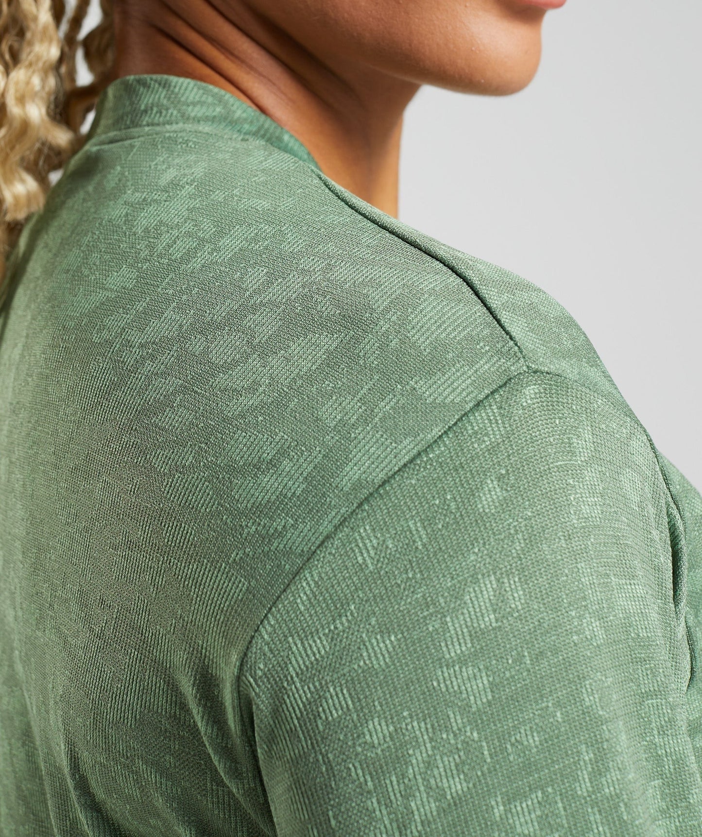 Gymshark Adapt Animal Seamless Long Sleeve Top - Wild | Iguana Green