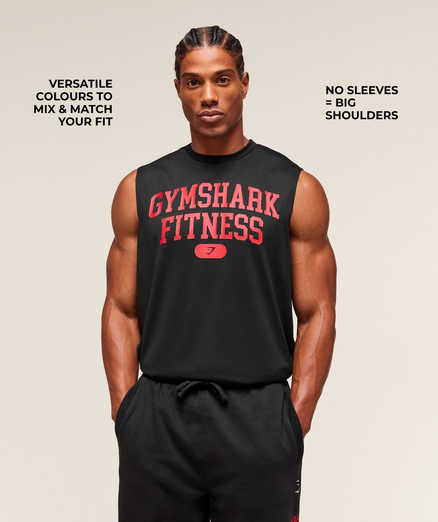 Gymshark Campus Tank - Black