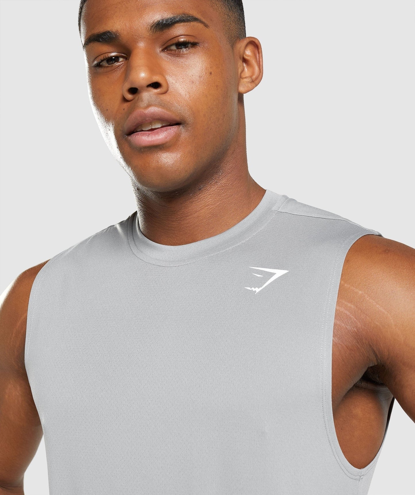 Gymshark Arrival Sleeveless Tee - Smokey Grey