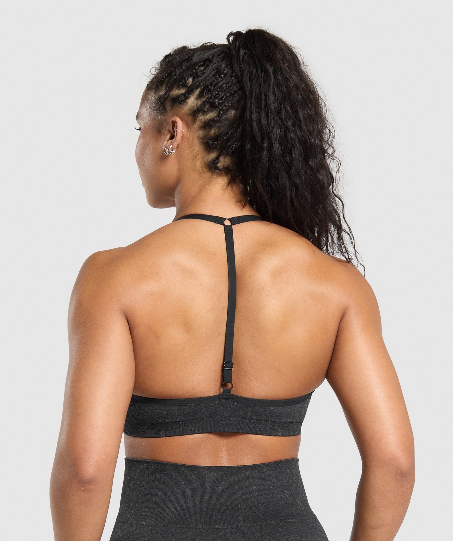 Gymshark Adapt Fleck T-Back Bra - Black
