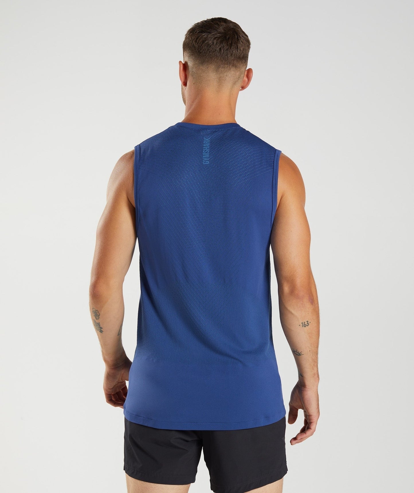 Gymshark Apex Seamless Tank - Stellar Blue/Lakeside Blue