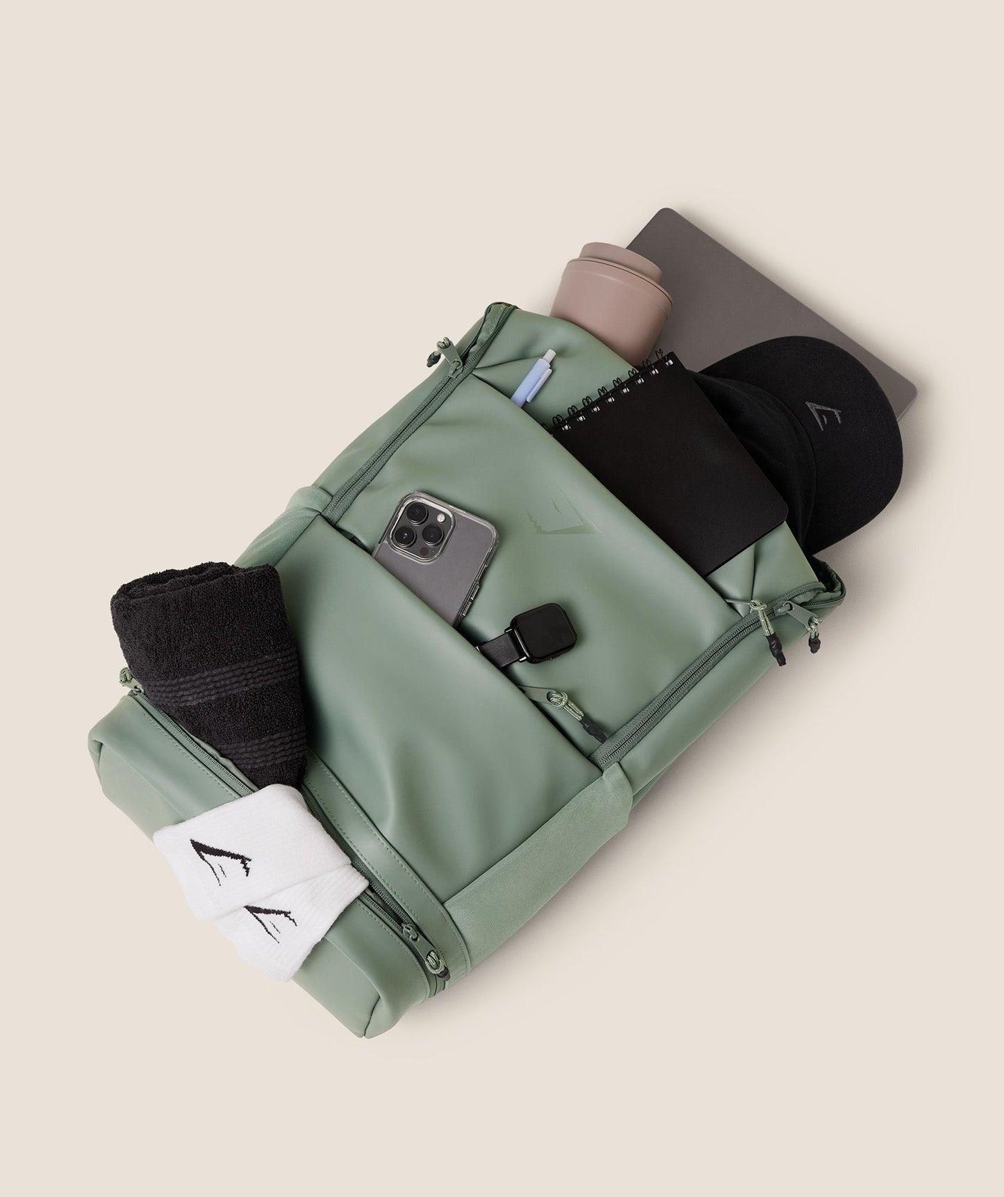 Gymshark Sleek Backpack - Unit Green