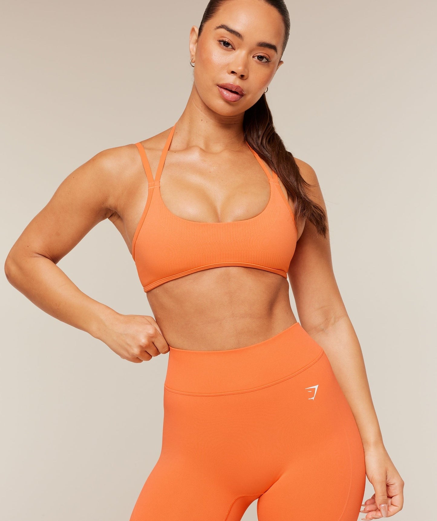 Gymshark x Bratz Shorts - Dayglow Peach