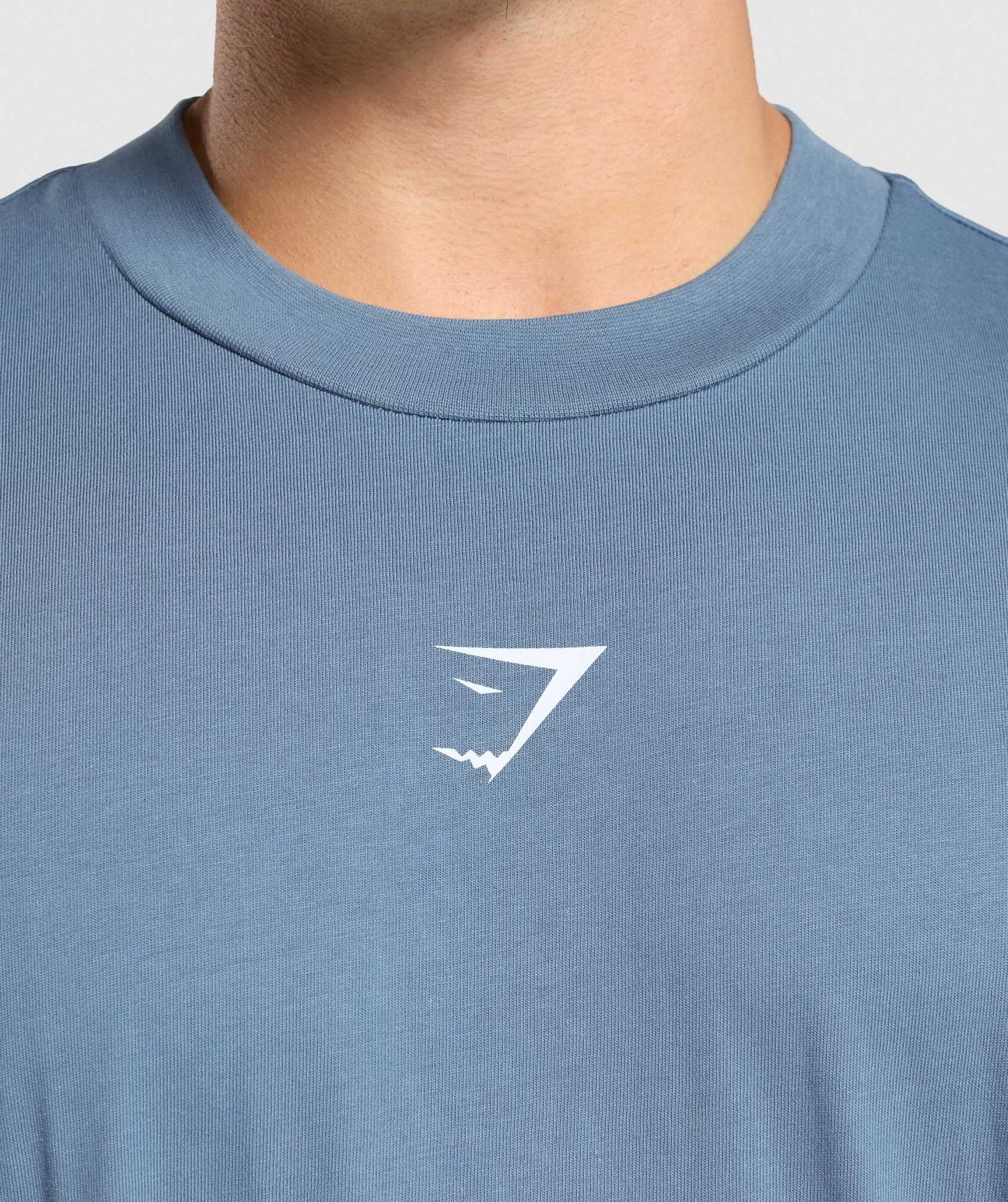 Gymshark Build Your Legacy Graphic T-Shirt - Faded Blue
