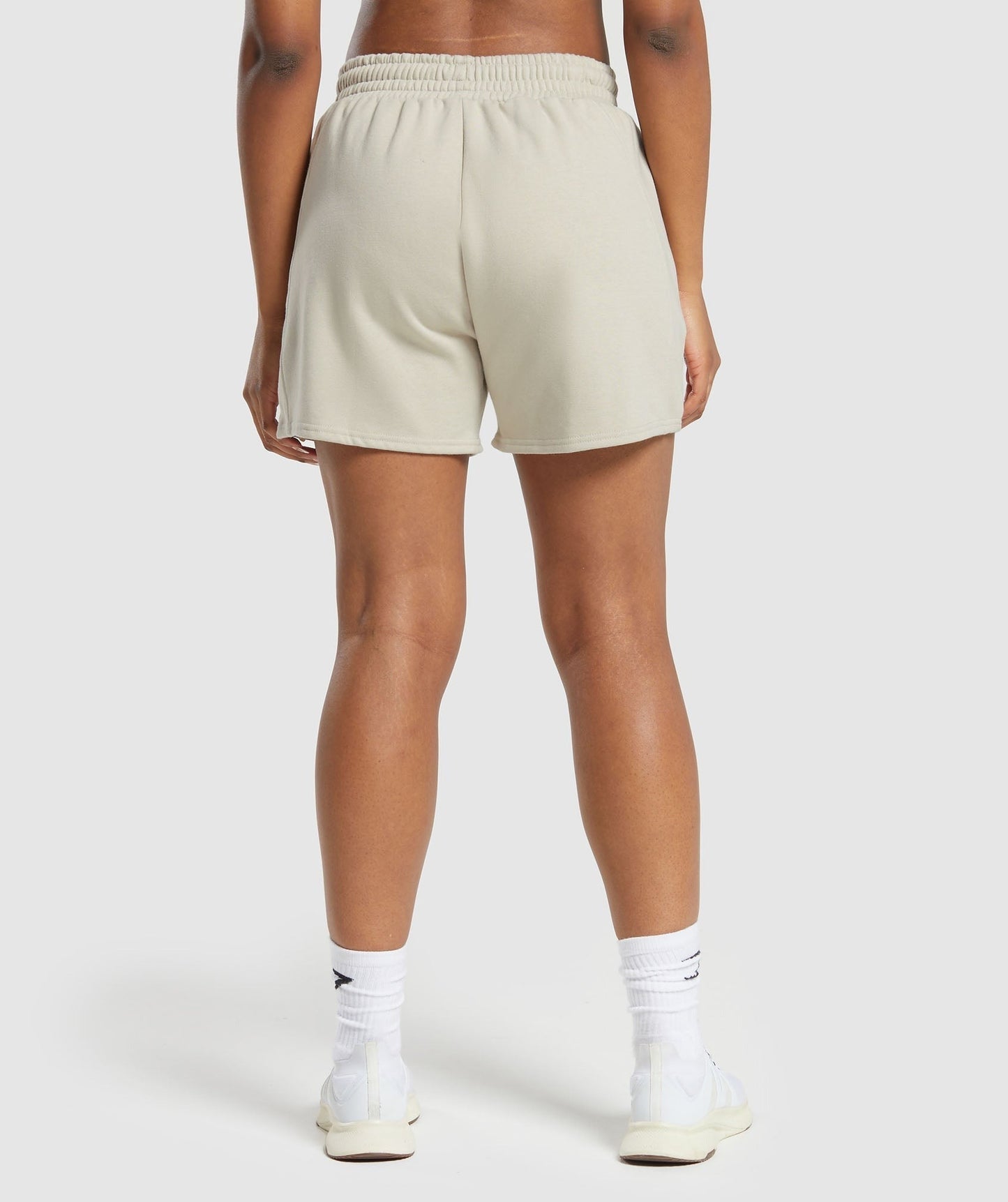 Gymshark Training Fleece Shorts - Pebble Grey