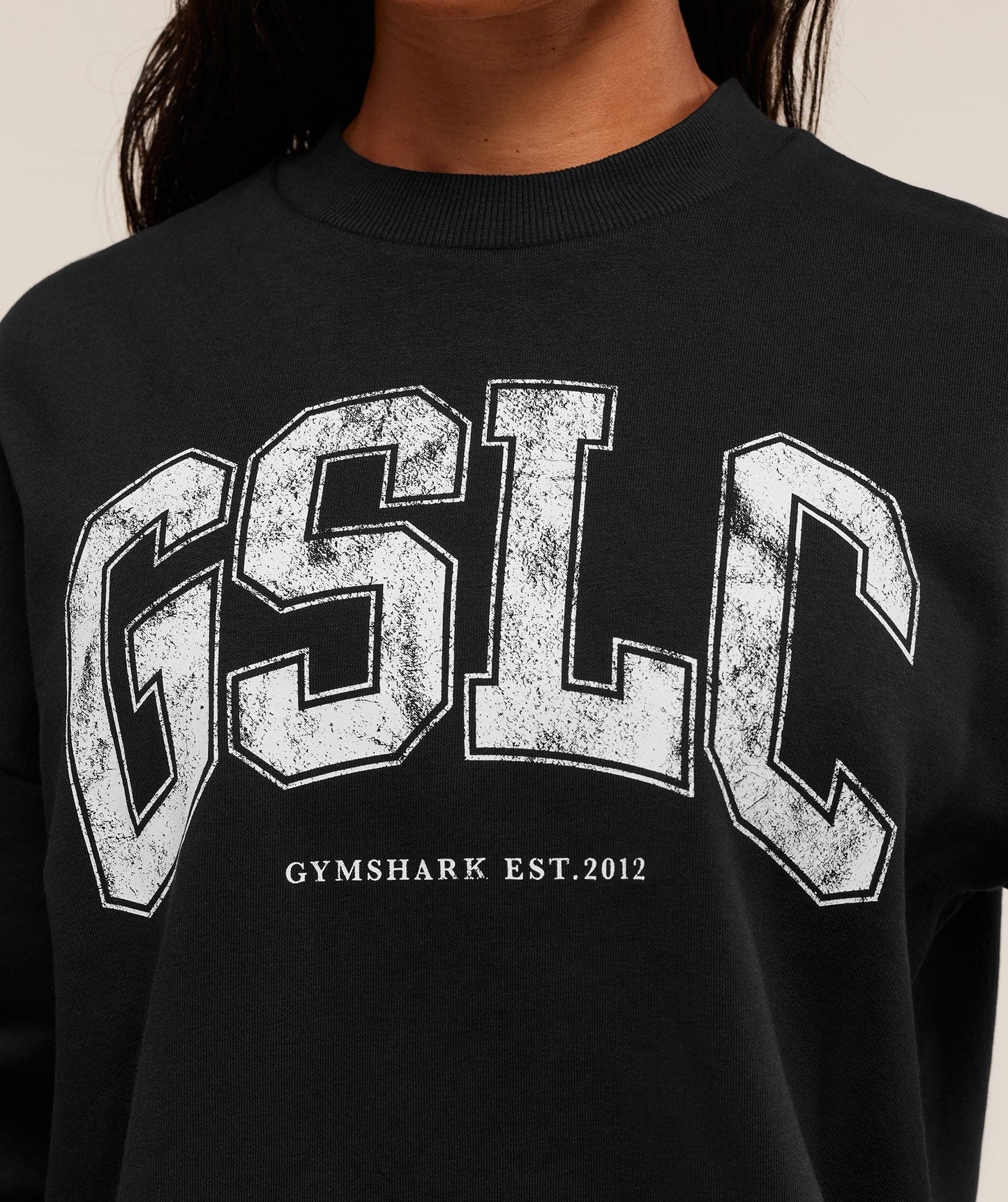 Gymshark GSLC Graphic Crew Neck - Black