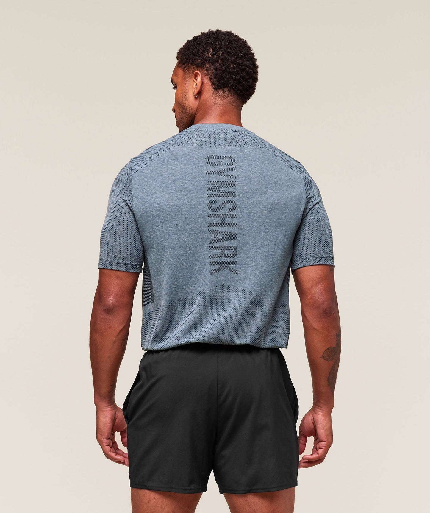 Gymshark Lightweight Seamless T-Shirt - Classic Blue/Success Blue