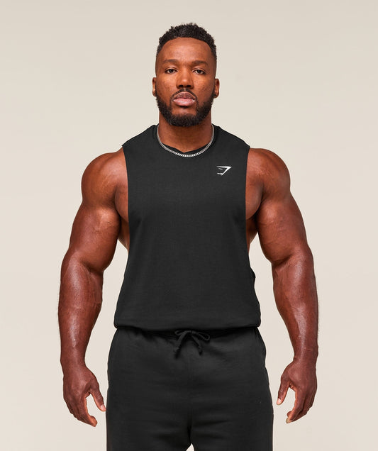 Gymshark Critical 2.0 Drop Arm Tank - Black