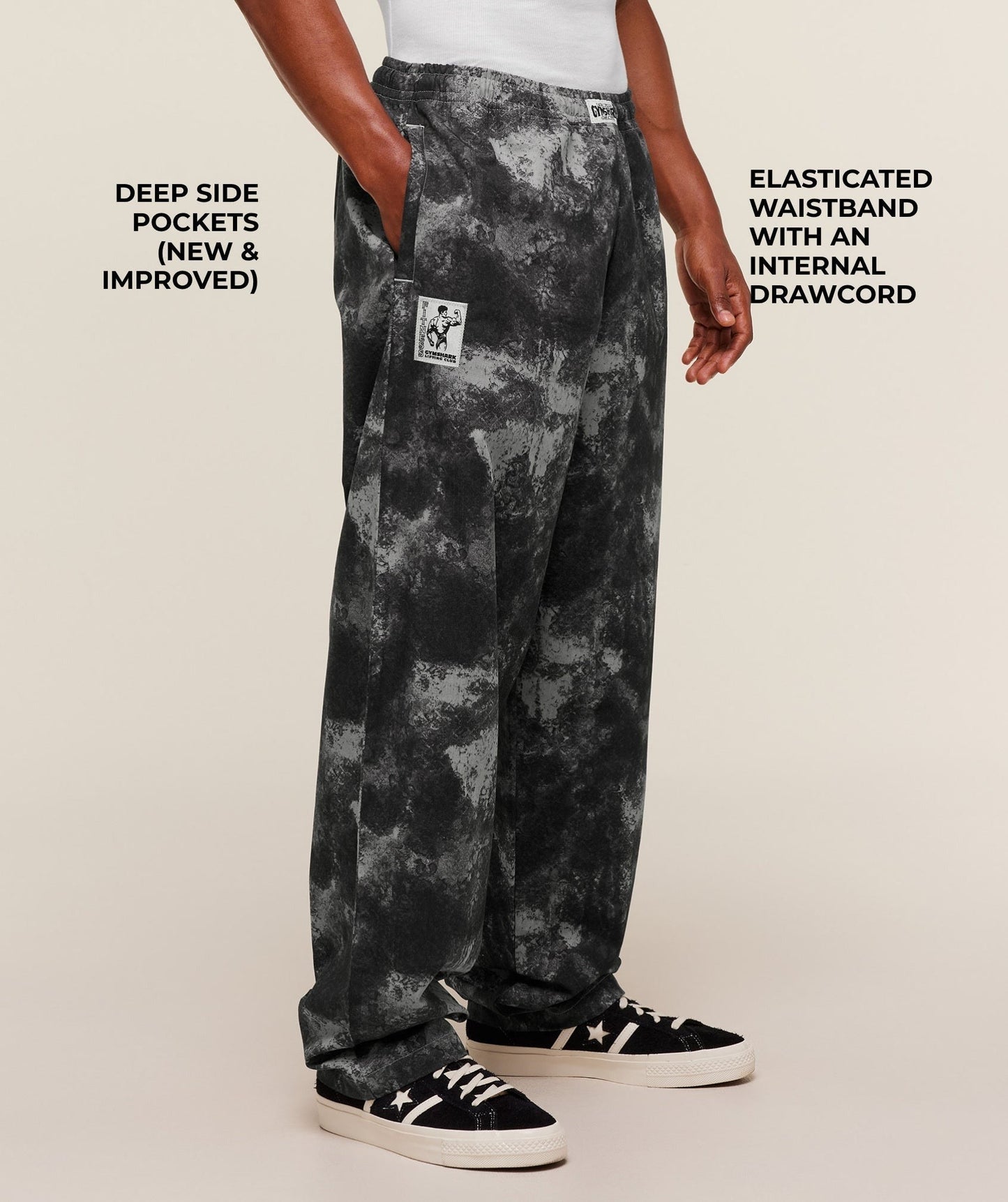 Gymshark Straight Leg Pumper Pants - Smokey Grey