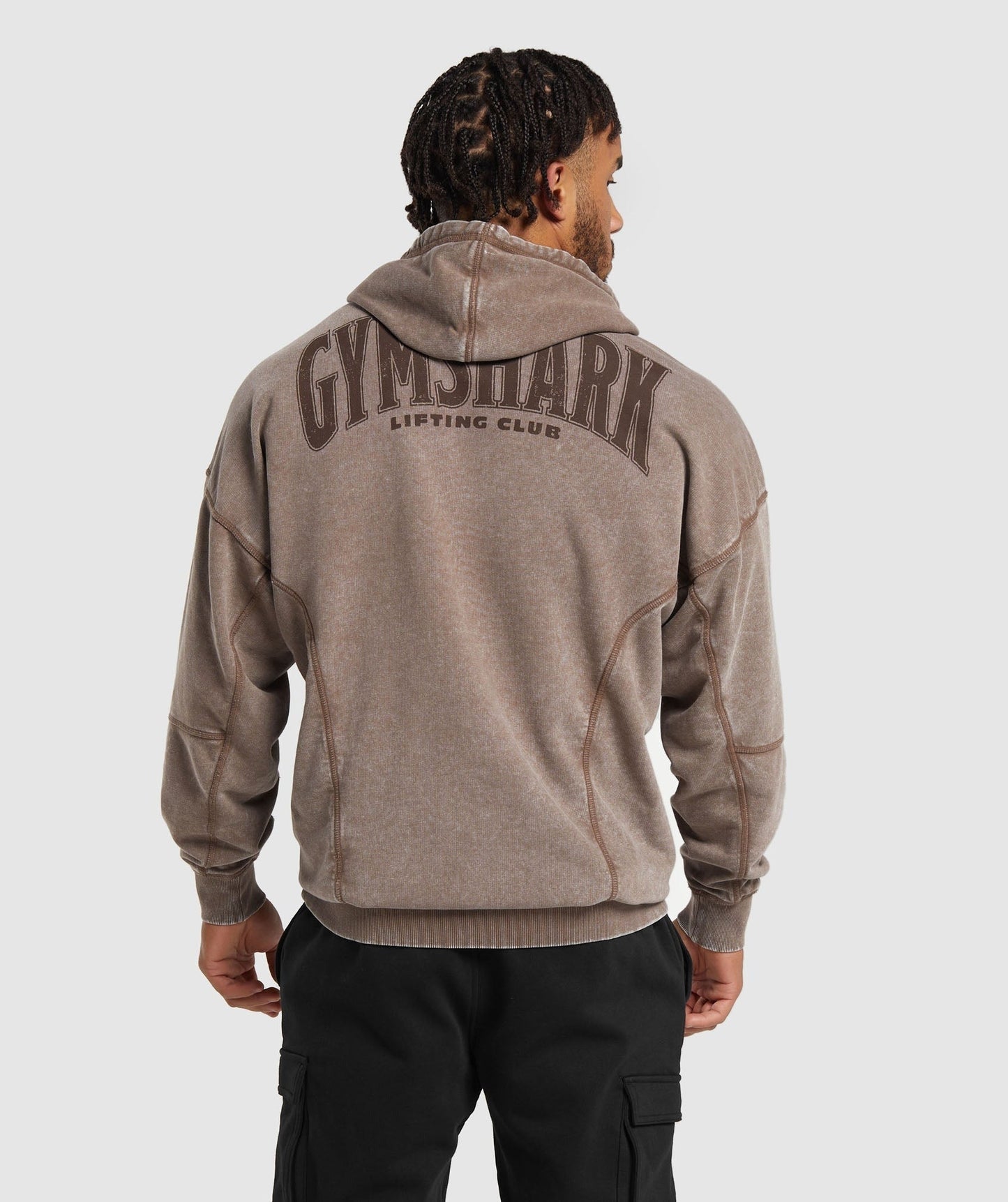 Gymshark Heritage Washed Hoodie - Penny Brown