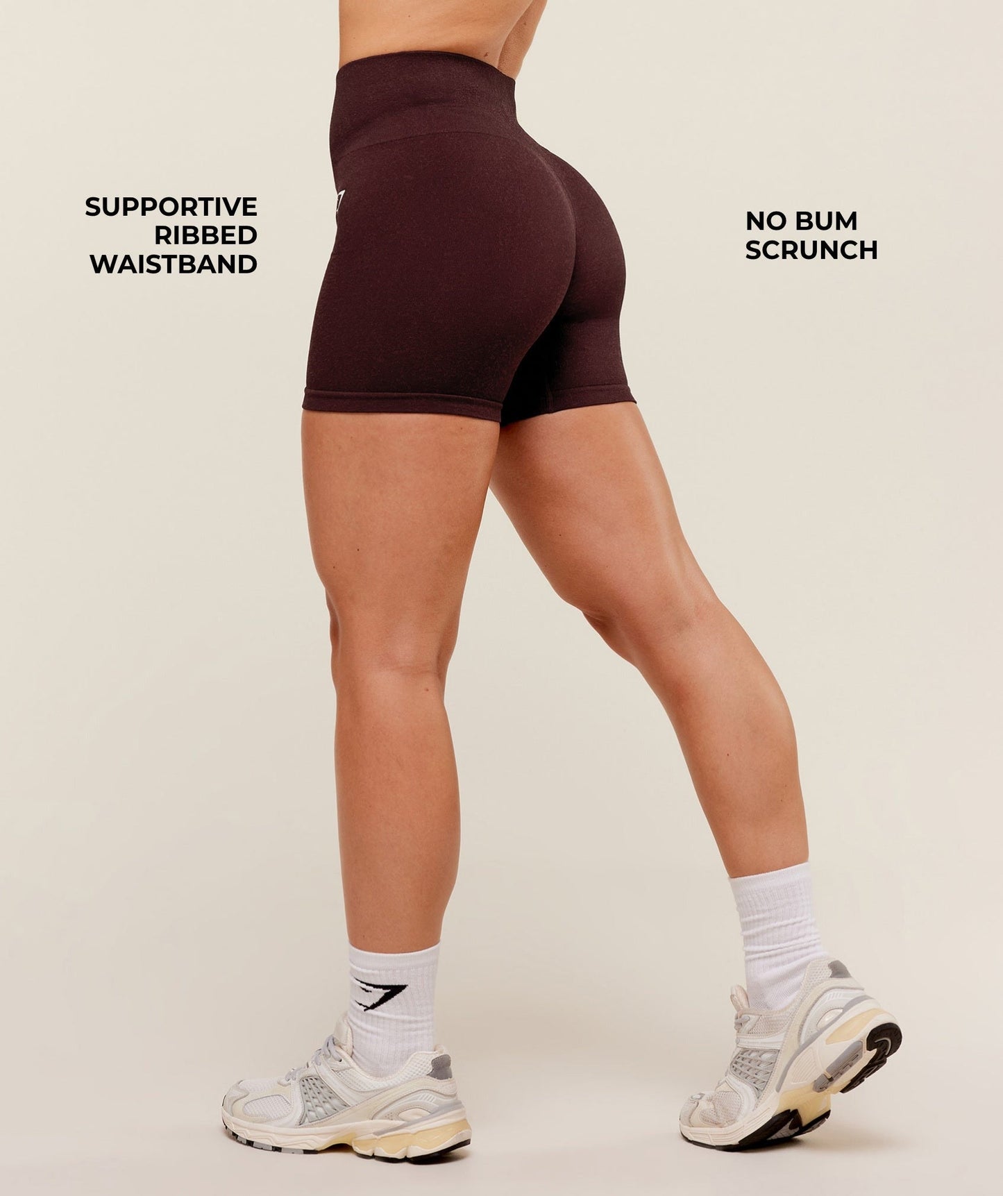 Gymshark Adapt Fleck Seamless Shorts - Cherry Purple/Rich Maroon