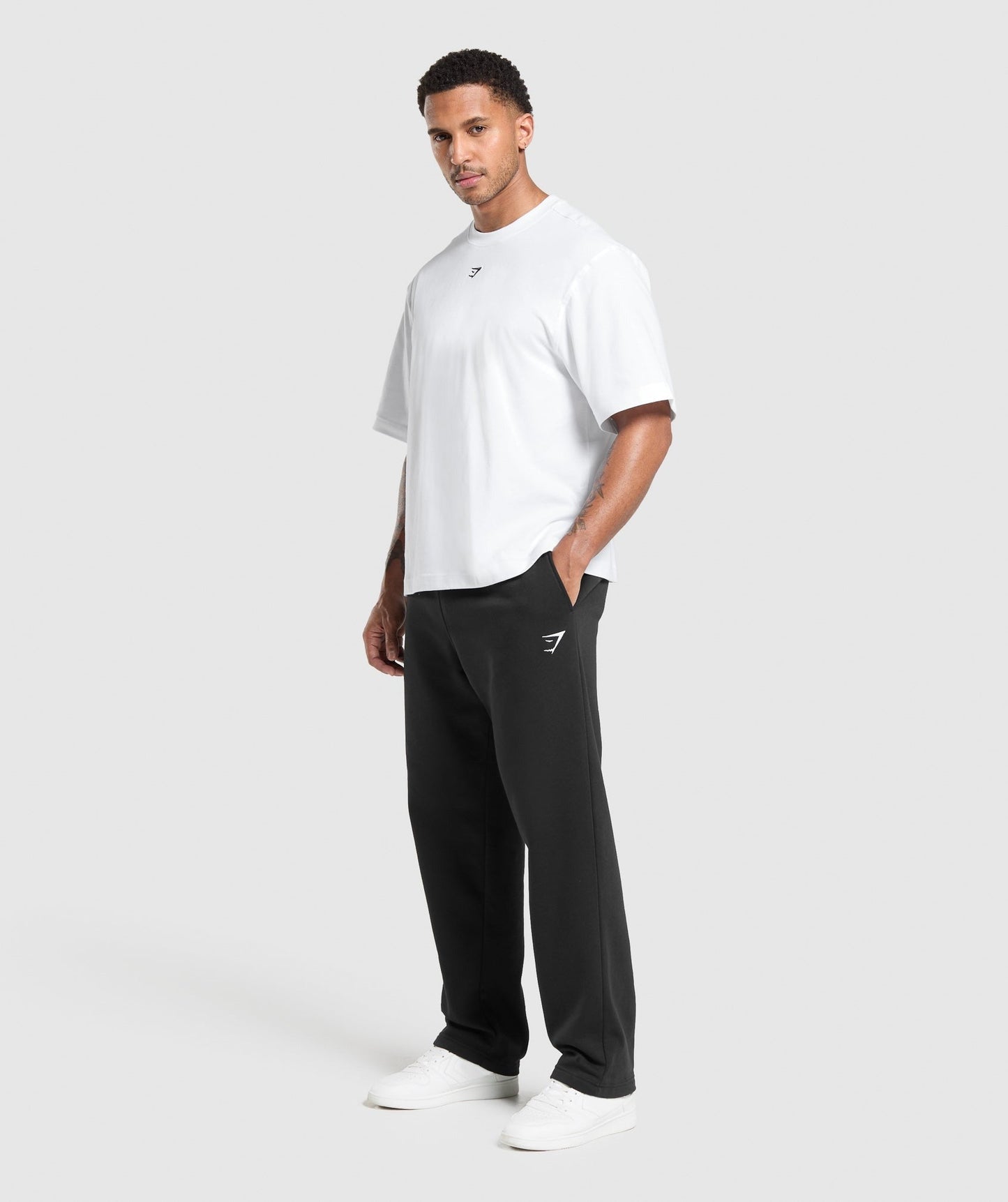 Gymshark Rest Day Essentials Boxy T-Shirt - White