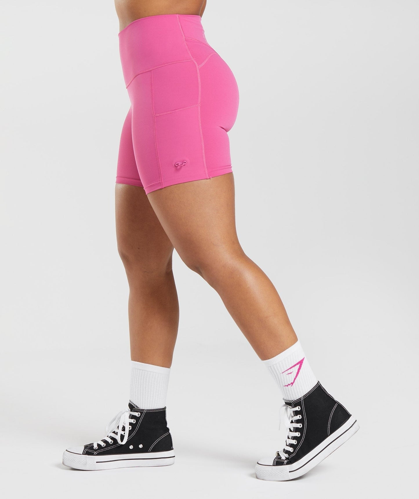 Gymshark Legacy Ruched Tight Shorts - Deep Pink