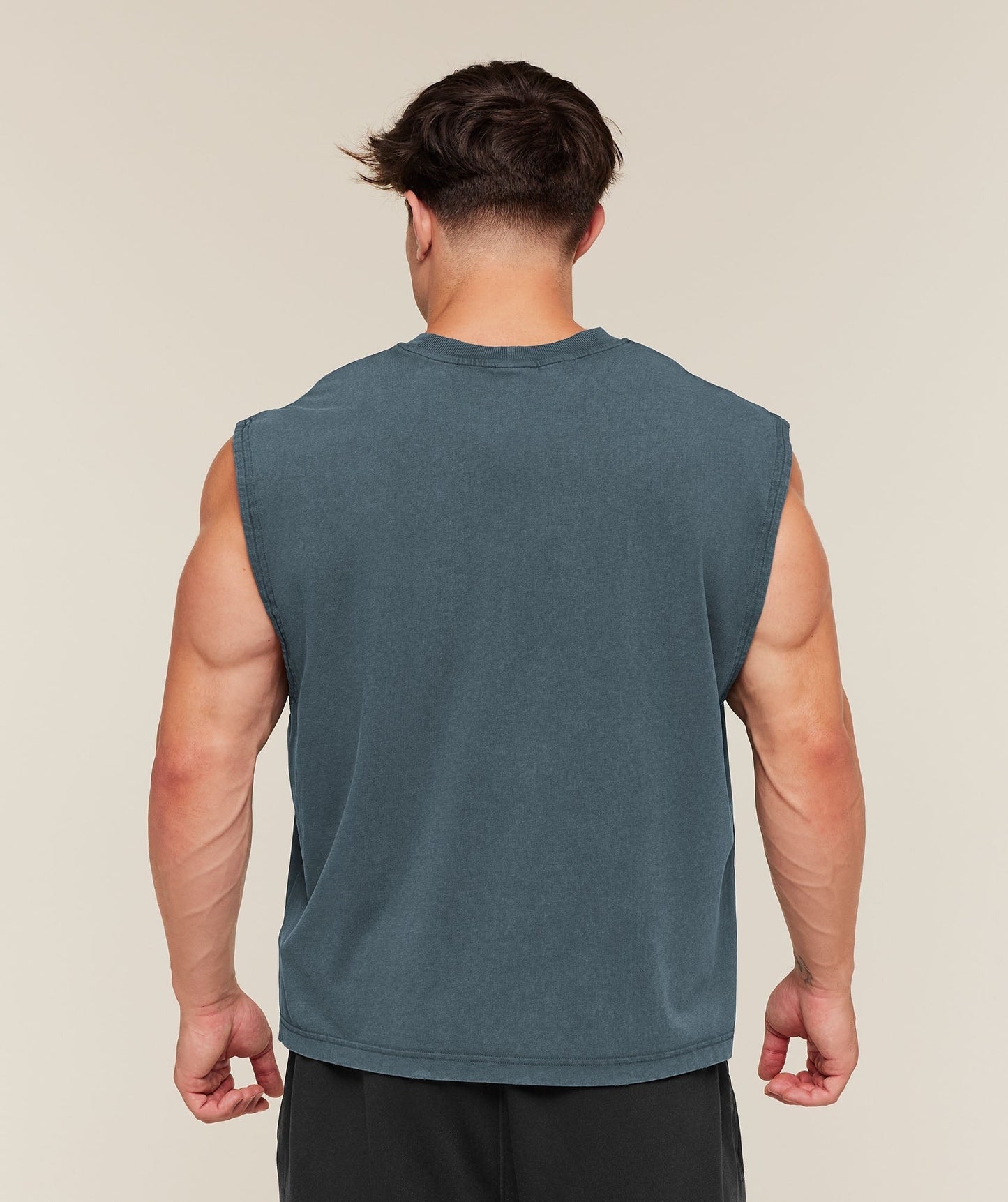 Gymshark Vintage Legacy Tank - Stealth Blue