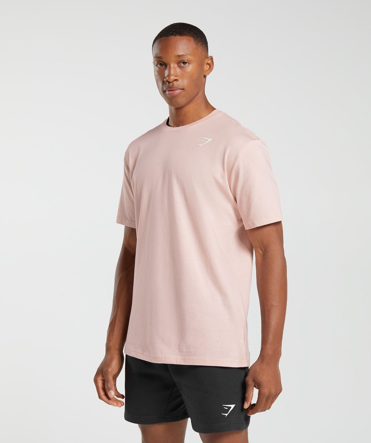 Gymshark Crest T-Shirt - Misty Pink