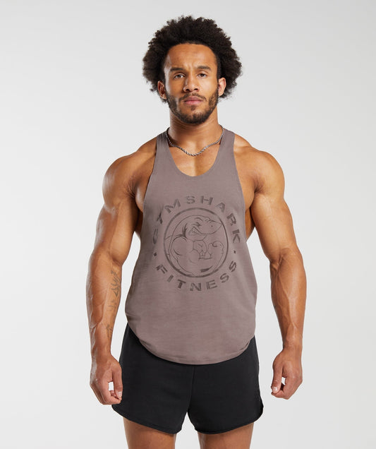 Gymshark Legacy Stringer - Washed Mauve