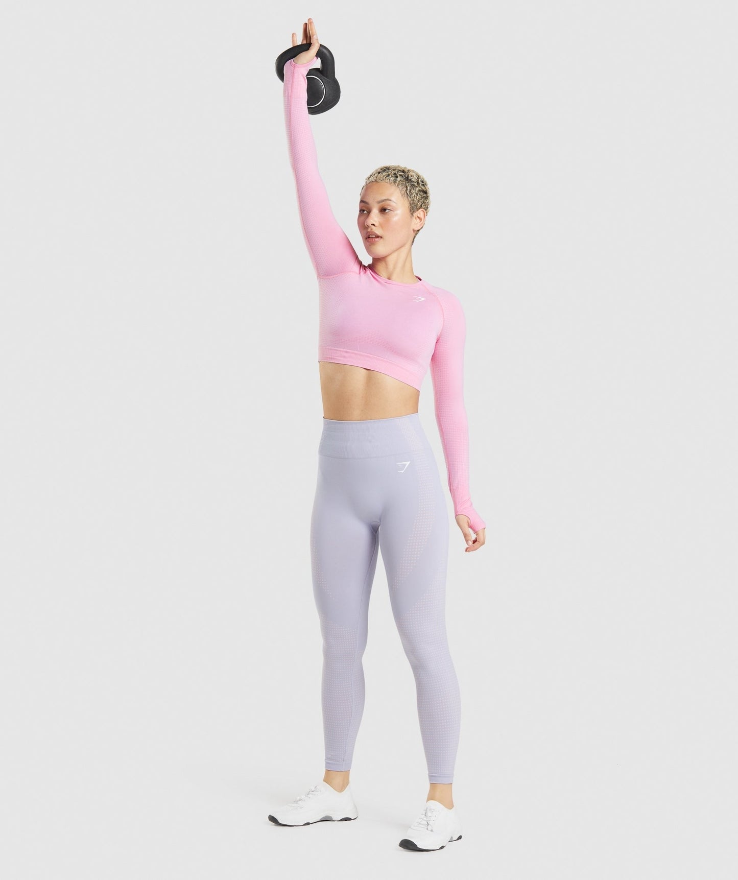 Gymshark Vital Crop Top - Sorbet Pink Marl