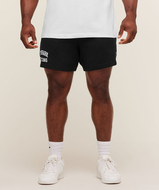 Gymshark Lifting Mesh 5" Shorts - Black