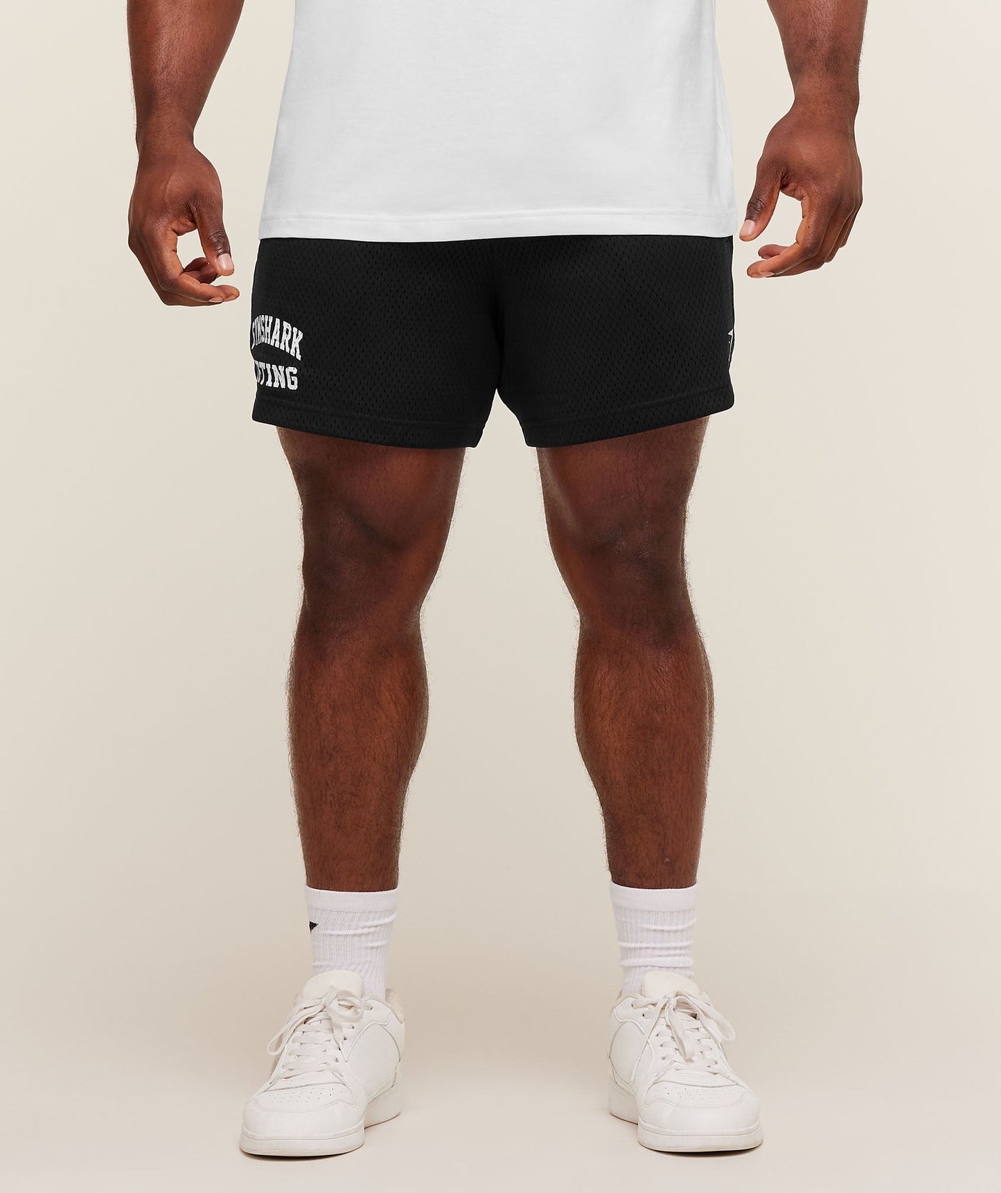 Gymshark Lifting Mesh 5" Shorts - Black
