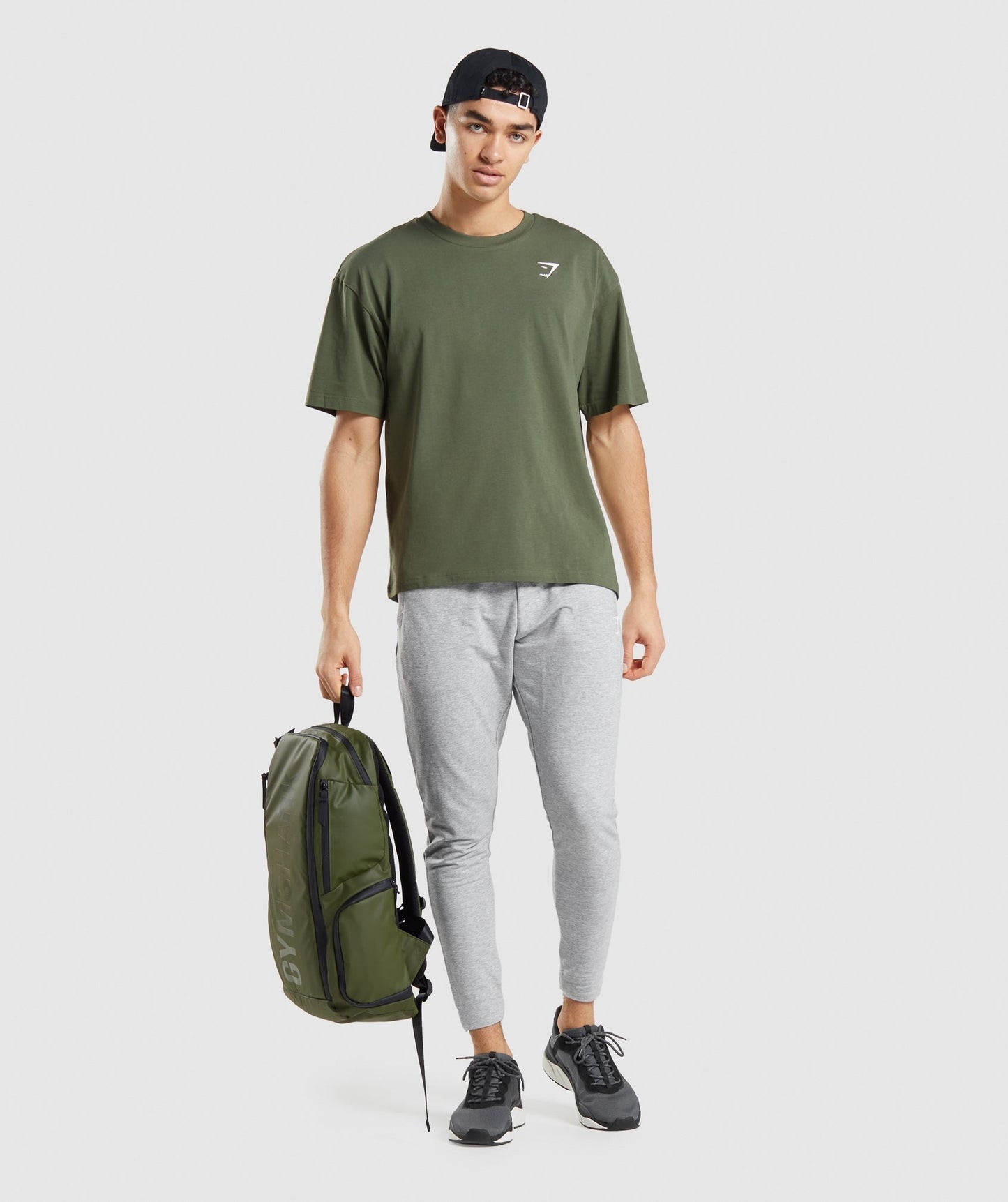 Gymshark Essential Oversized T-Shirt - Core Olive