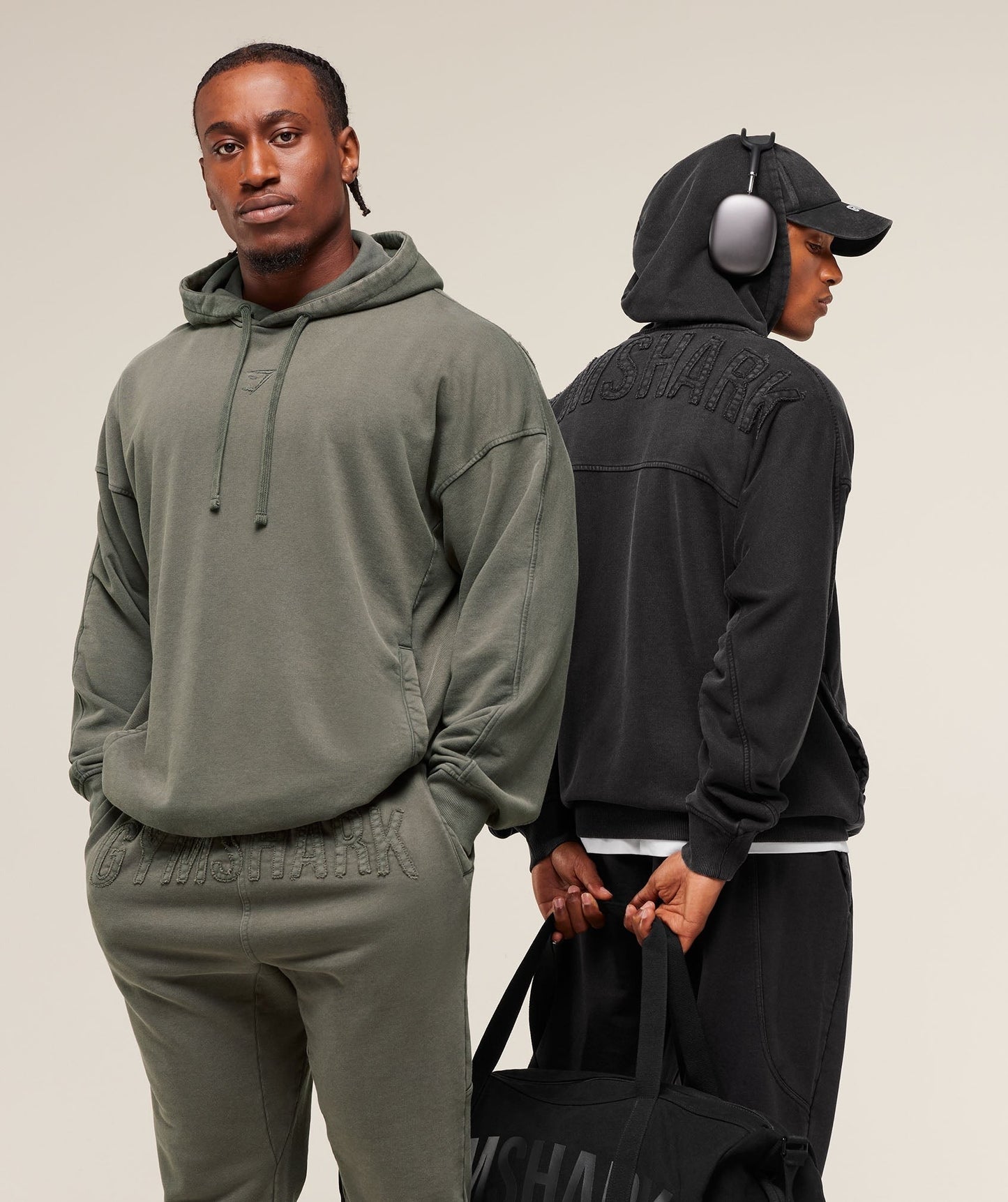 Gymshark Power Washed Hoodie - GS Strength Green