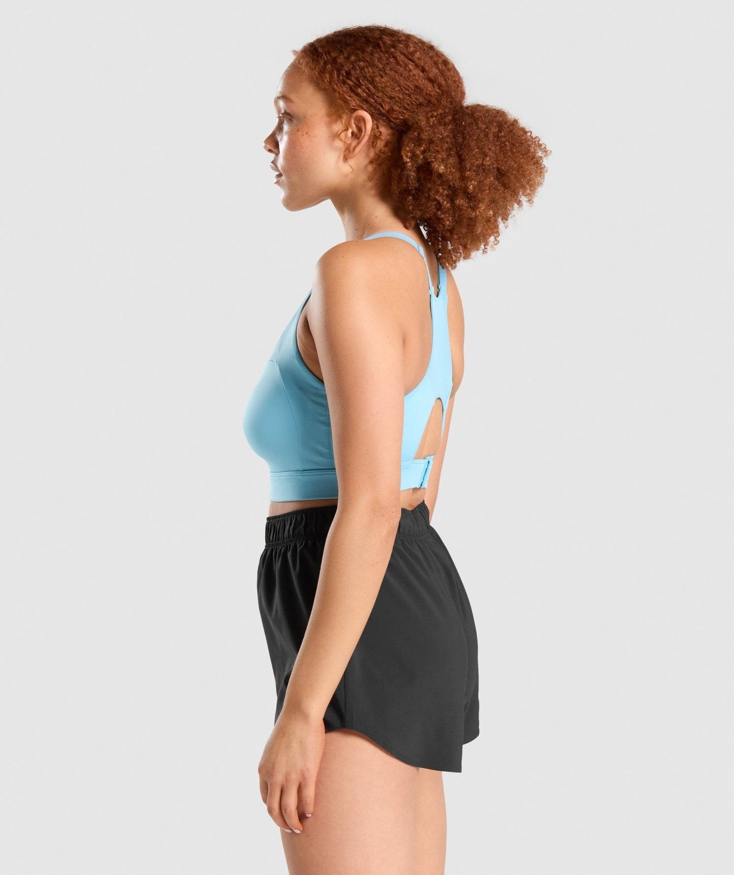 Gymshark Racer Back Sports Bra - Light Blue