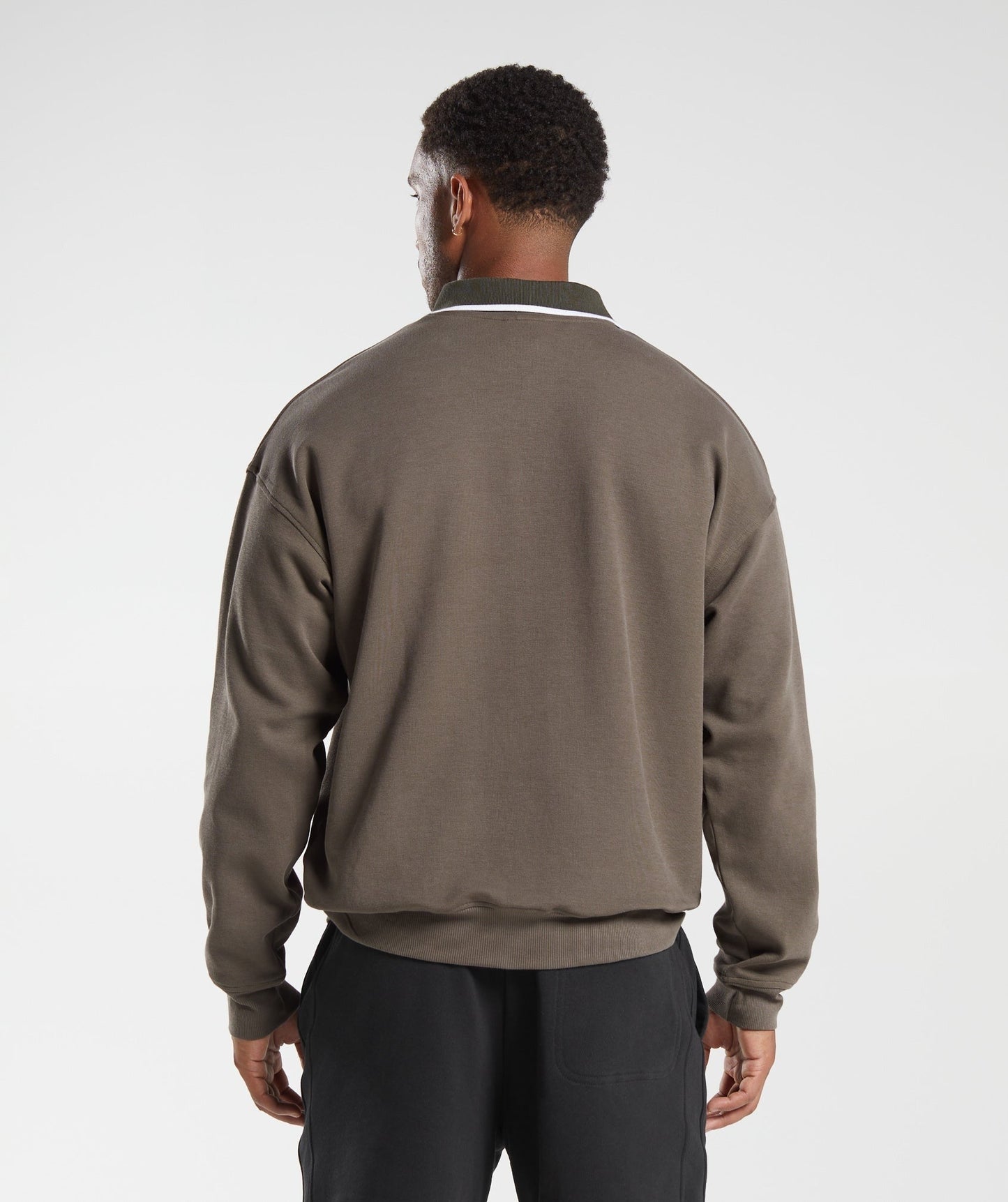 Gymshark Rest Day Street Polo Pullover - Camo Brown
