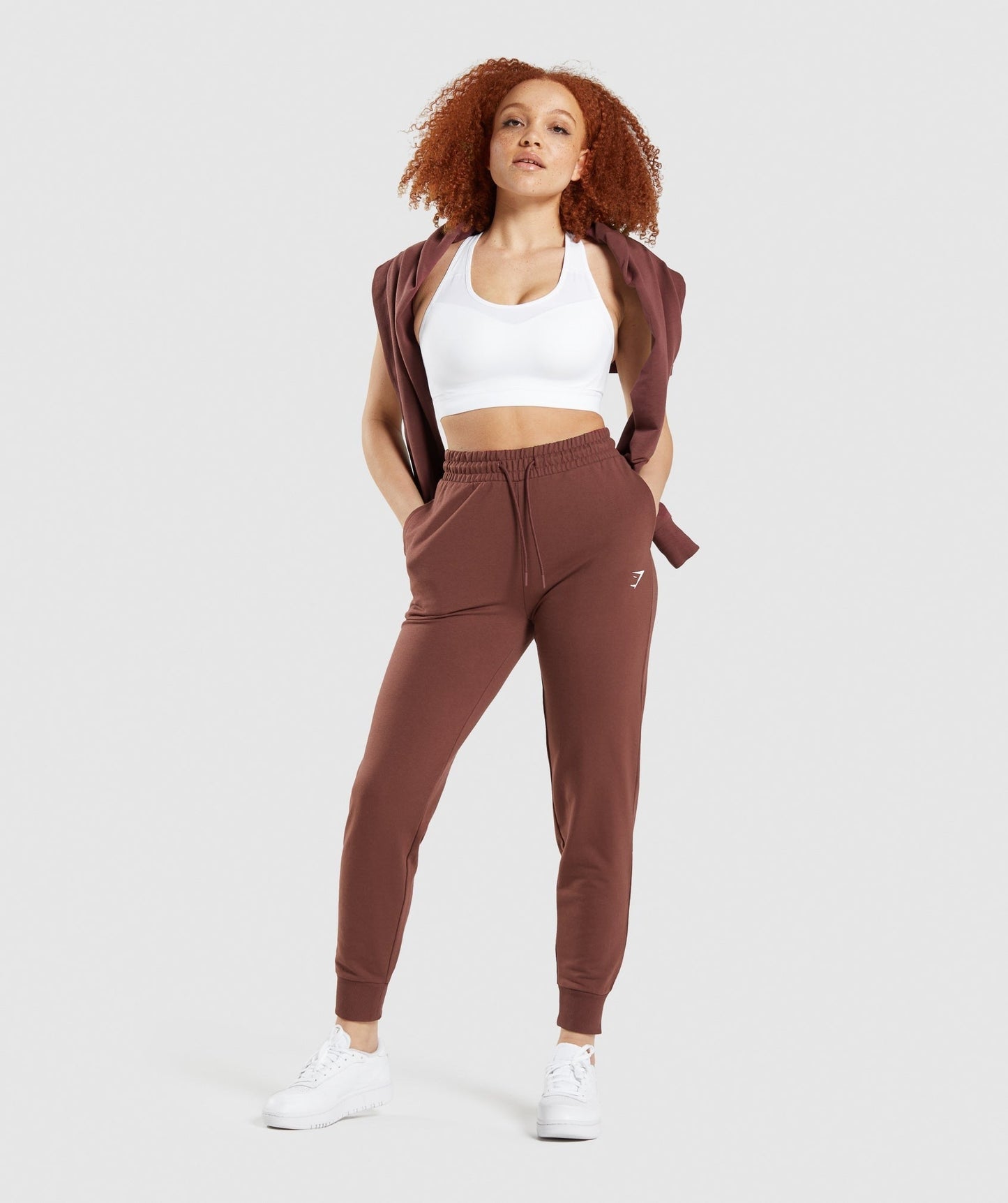 Gymshark Training Joggers - Cherry Brown
