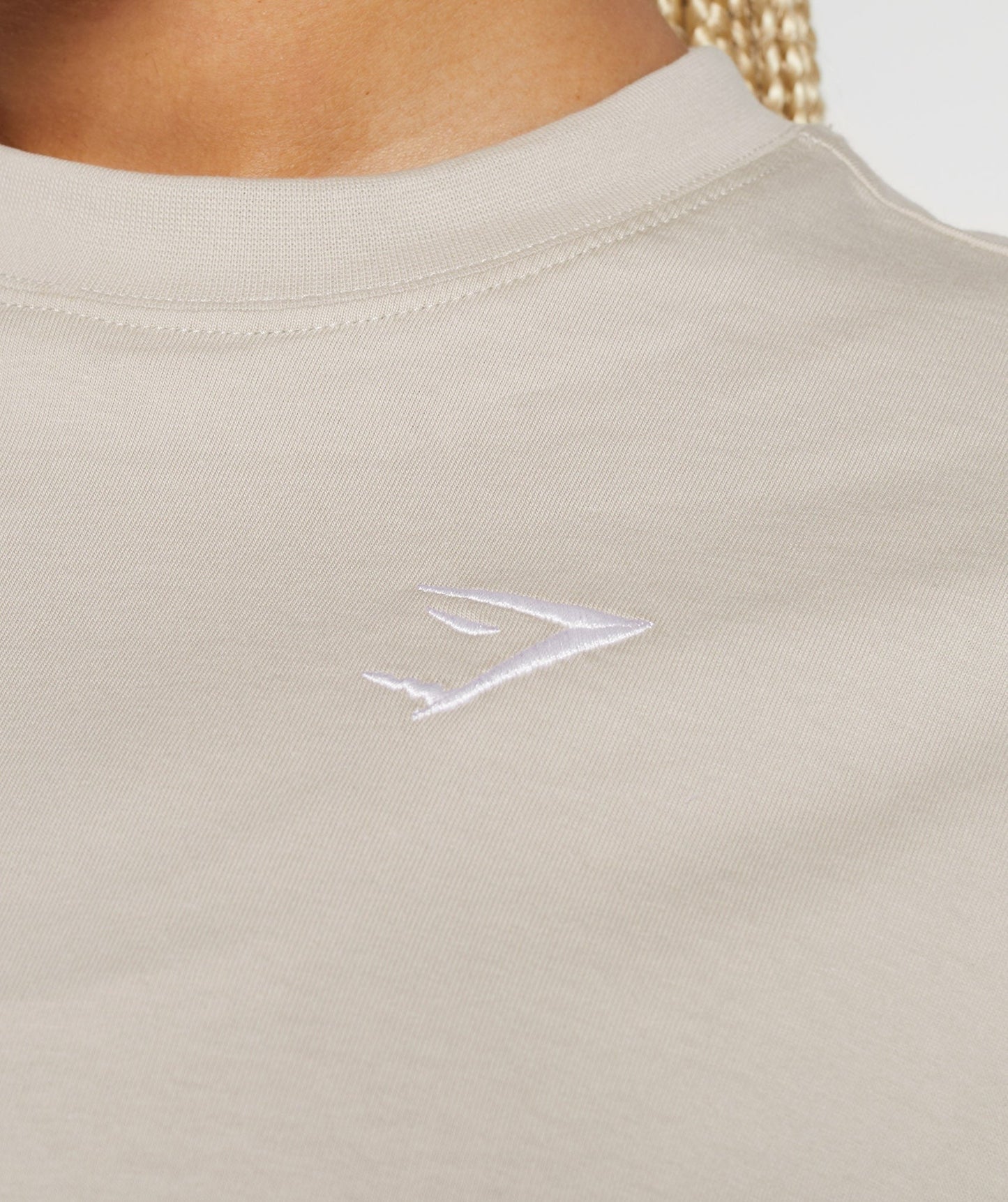 Gymshark Training Oversized T-Shirt - Pebble Grey