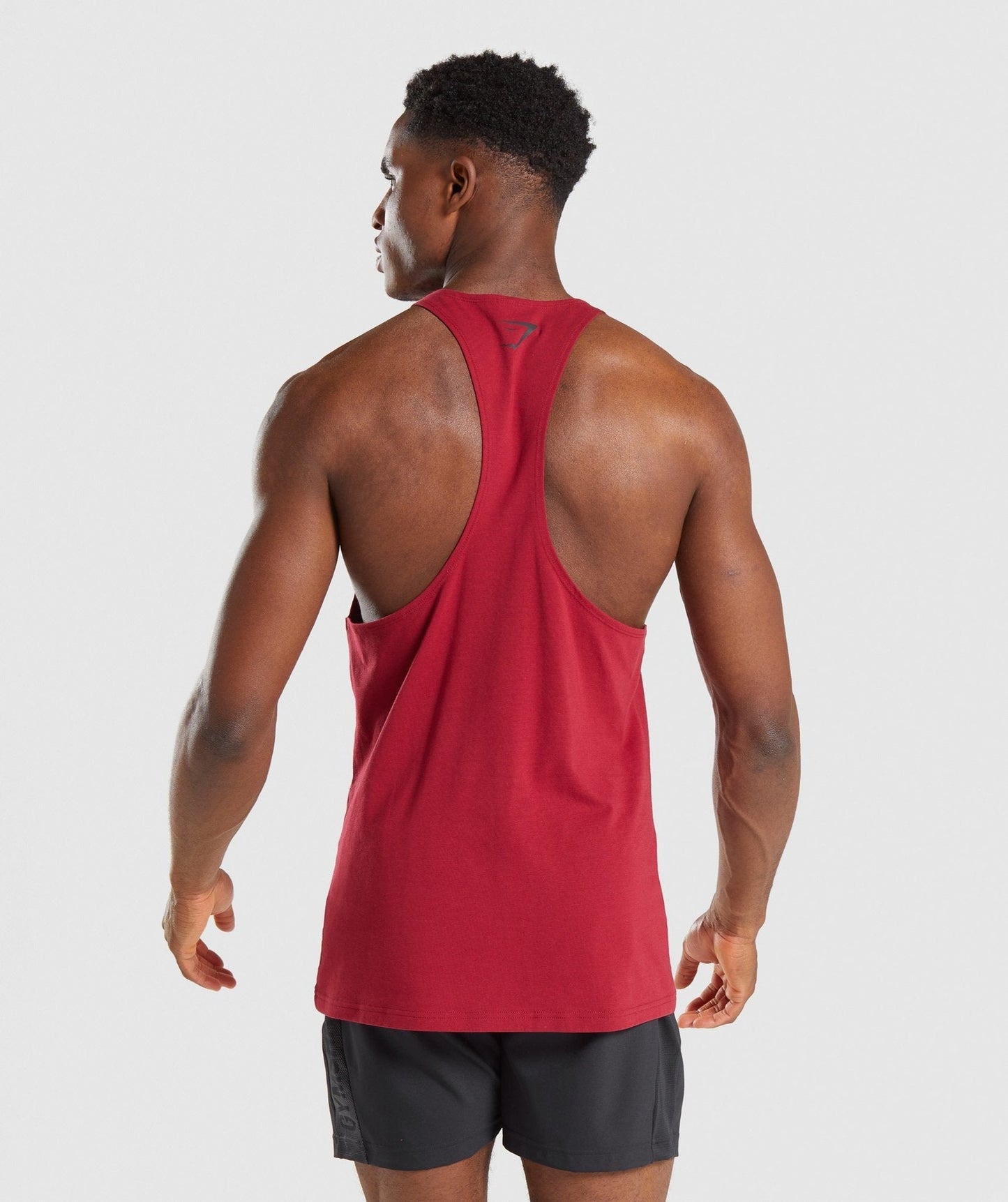 Gymshark Logo Strip Stringer - Burgundy