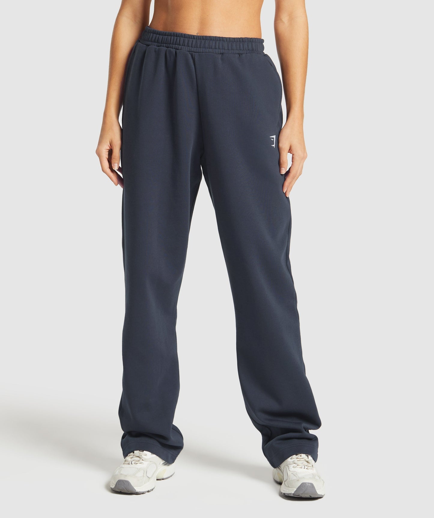 Gymshark Training Fleece Straight Leg Regular Joggers - Heavy Blue
