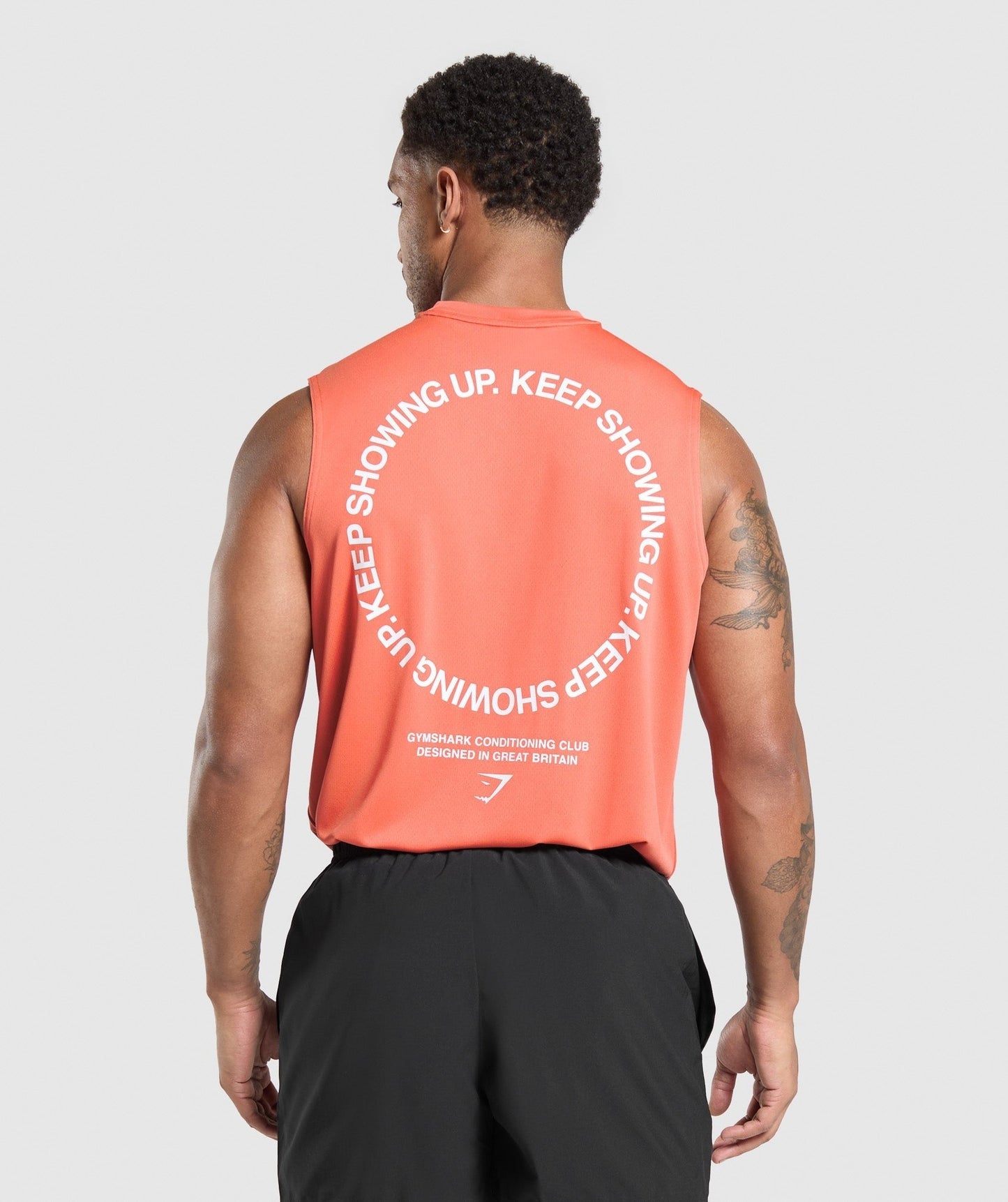 Gymshark Keep Showing Up Tank - Muted Coral