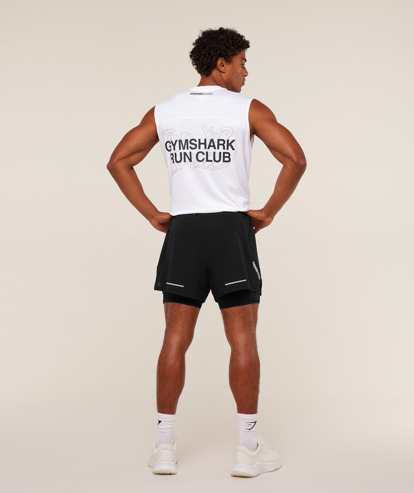Gymshark Find Your Speed Tank - White