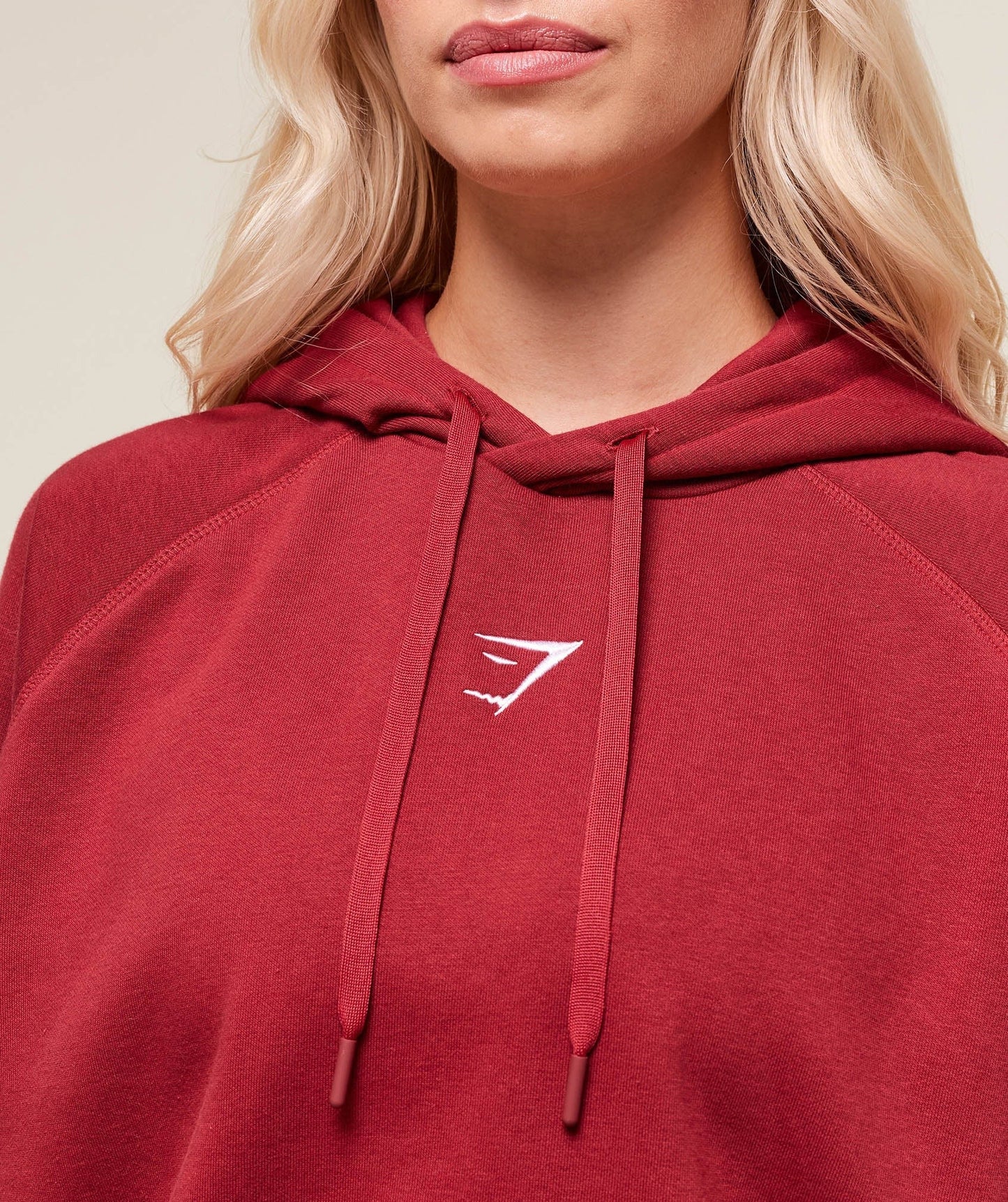 Gymshark Training Oversized Fleece Hoodie - Athletic Burgundy