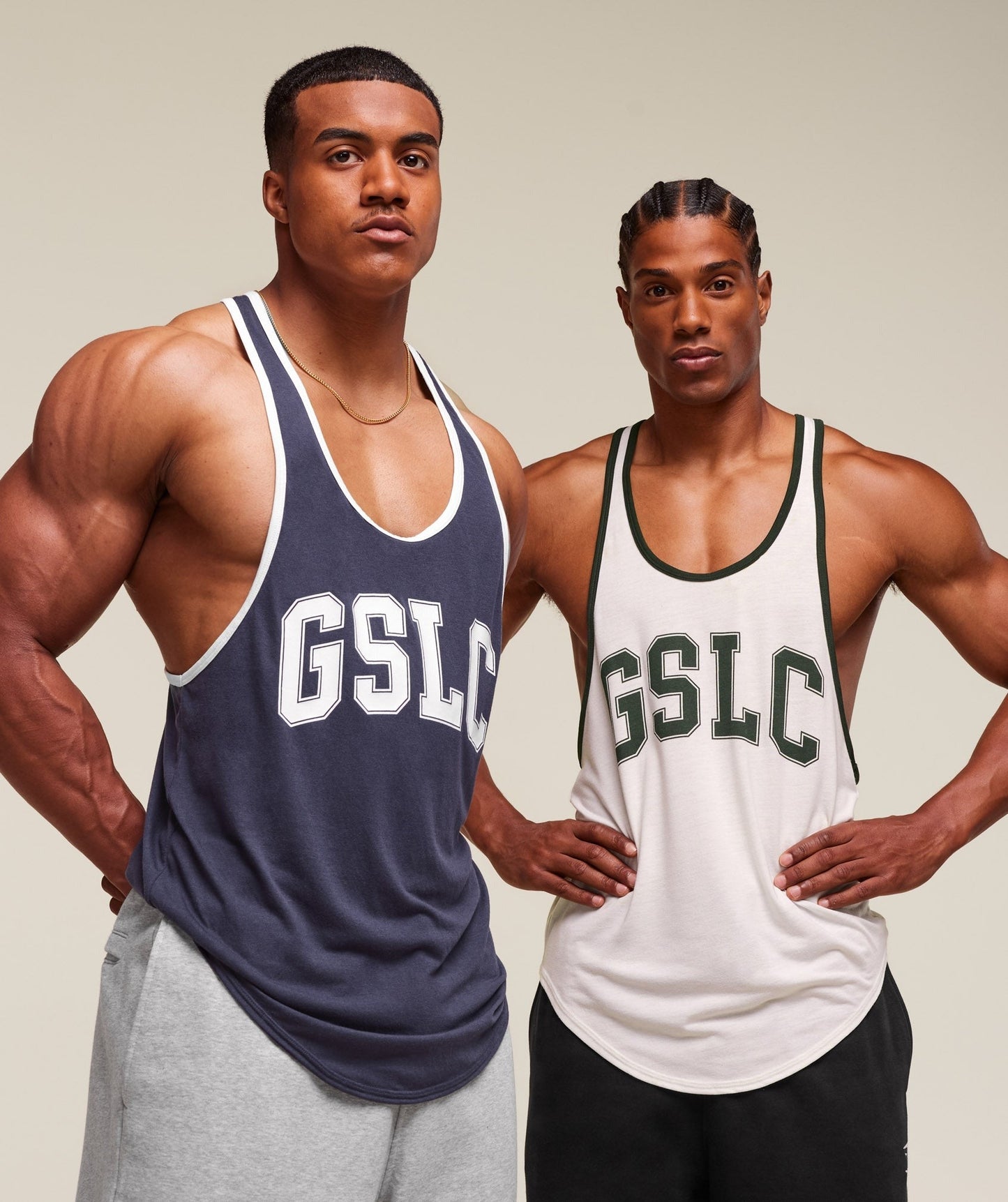 Gymshark GSLC Ringer Stringer - Heavy Blue