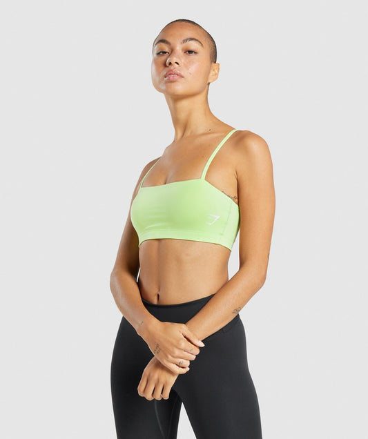 Gymshark Bandeau Sports Bra - Green