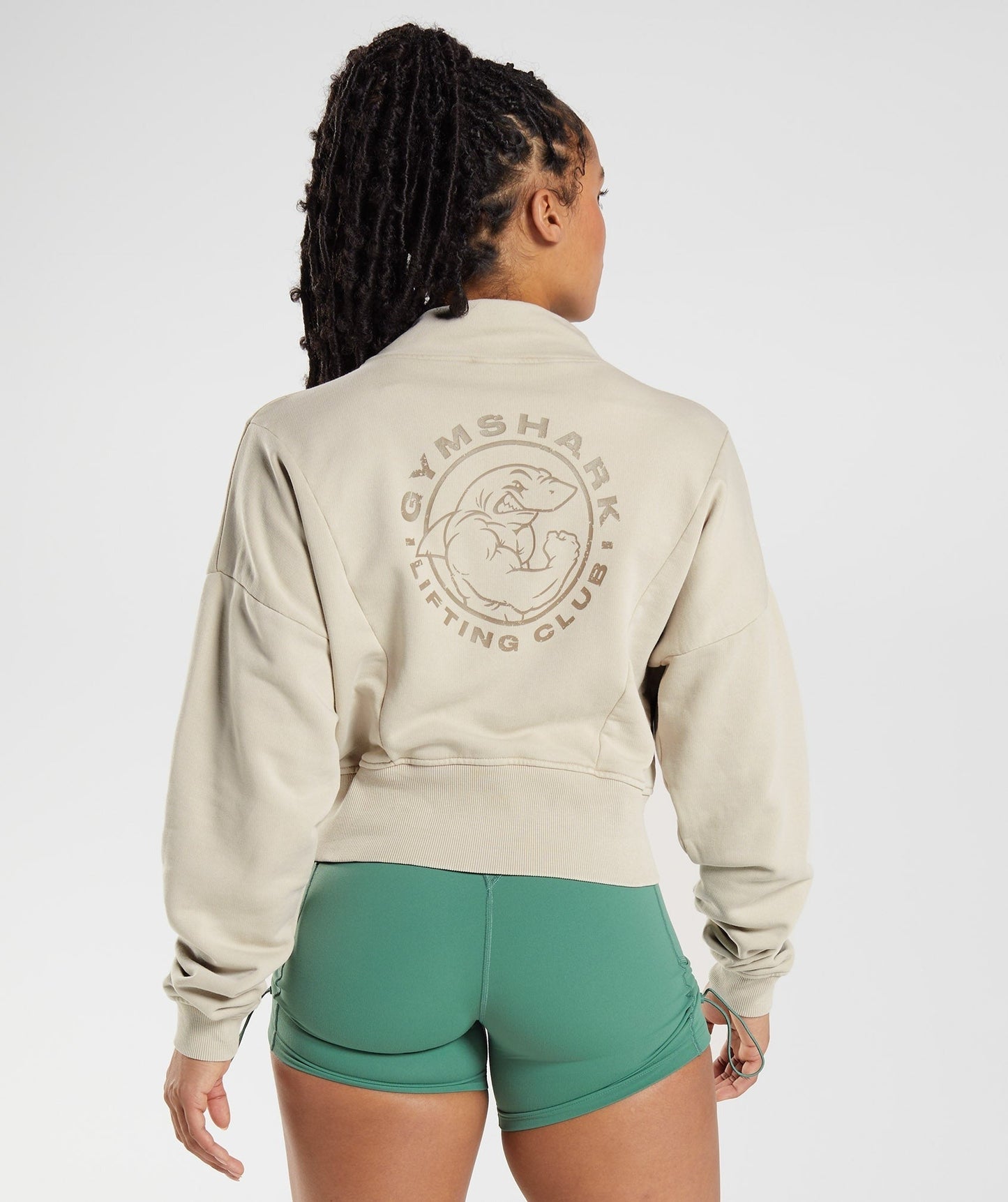 Gymshark Legacy Washed Sweatshirt - Pebble Grey