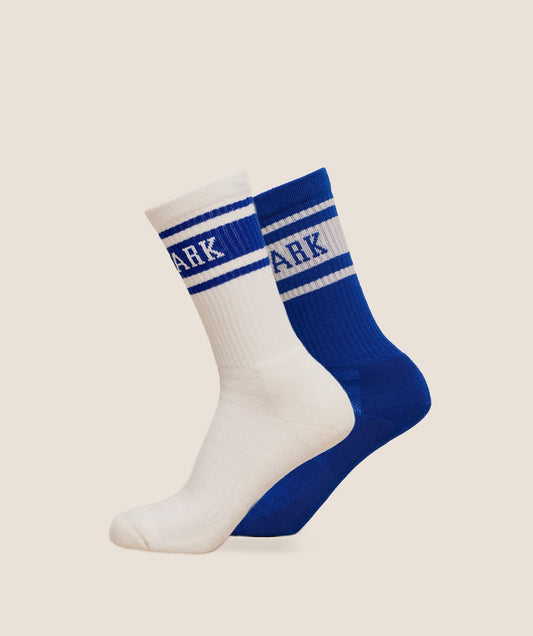 Gymshark Collegiate Crew Sock 2pk - Athletic Blue