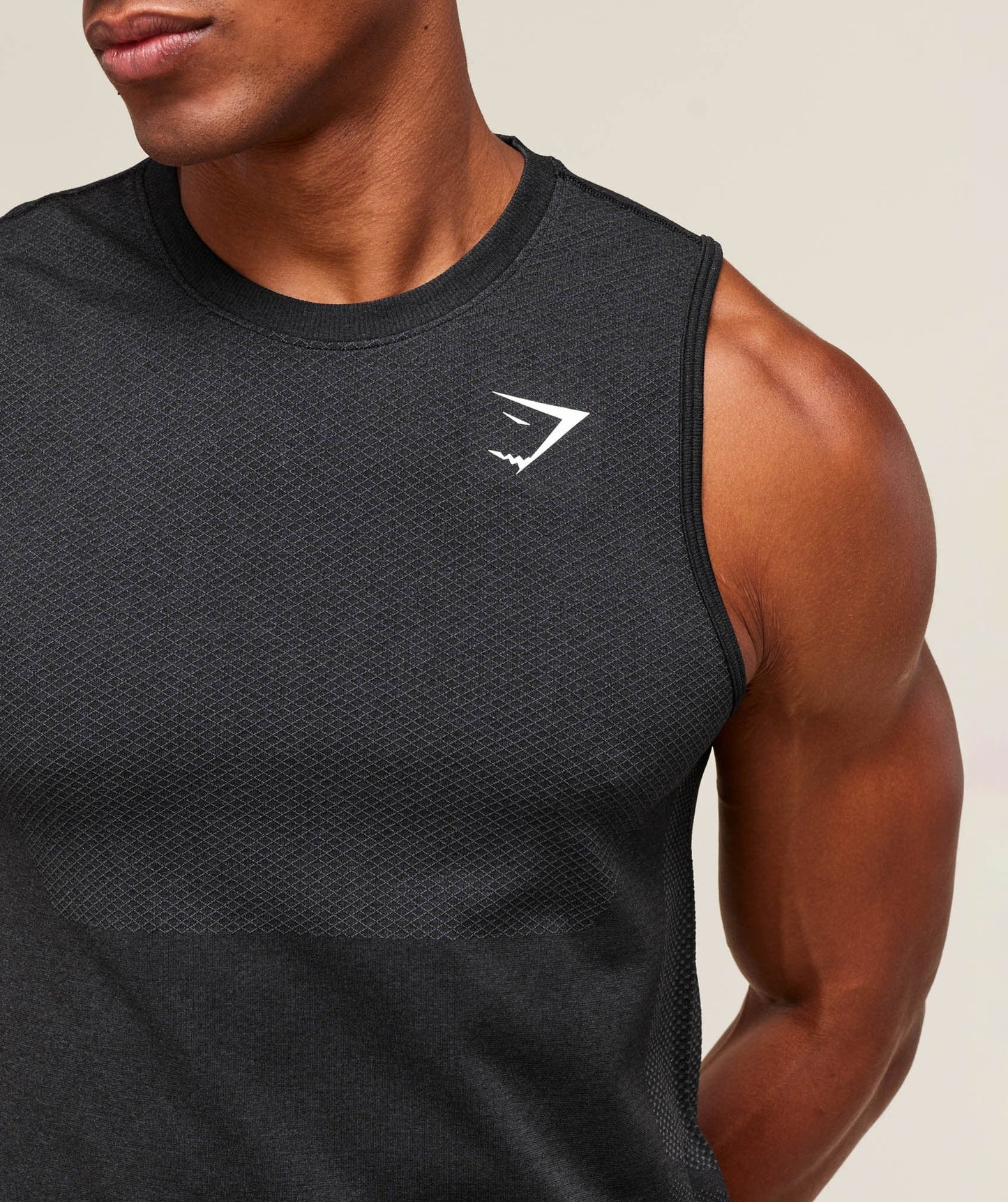 Gymshark Vital Tank - Black/Silhouette Grey