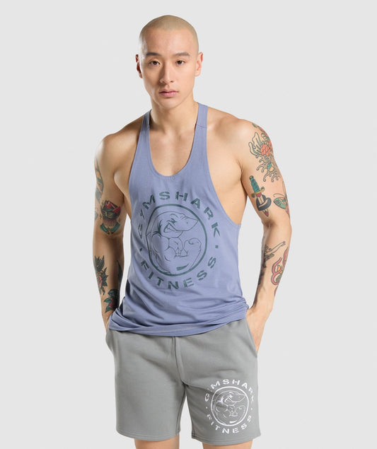 Gymshark Legacy Stringer - Light Blue