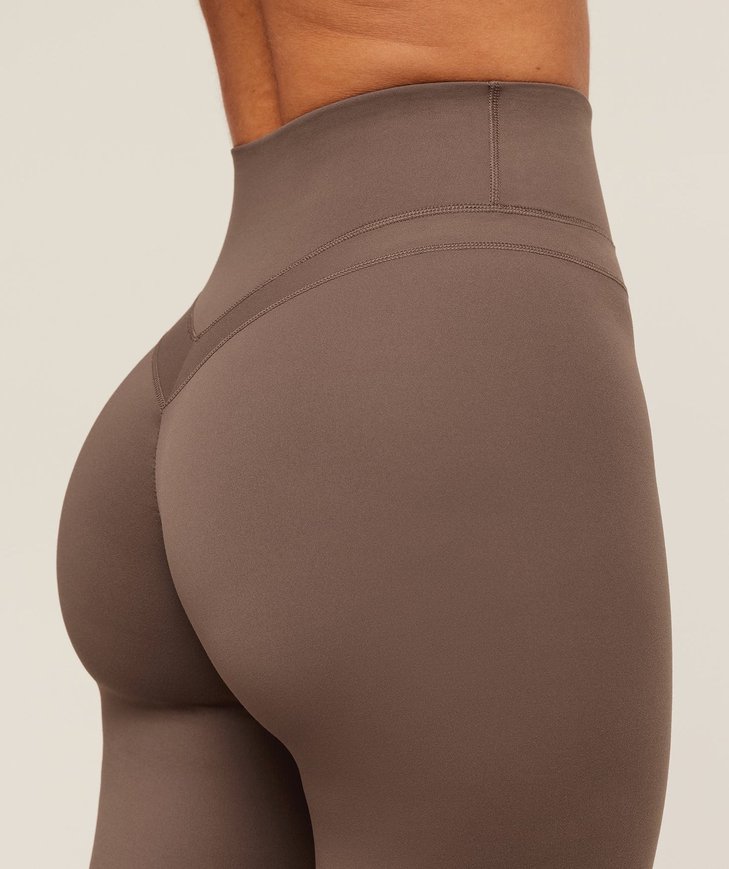 Gymshark Whitney Short Flared Legging - Soft Brown