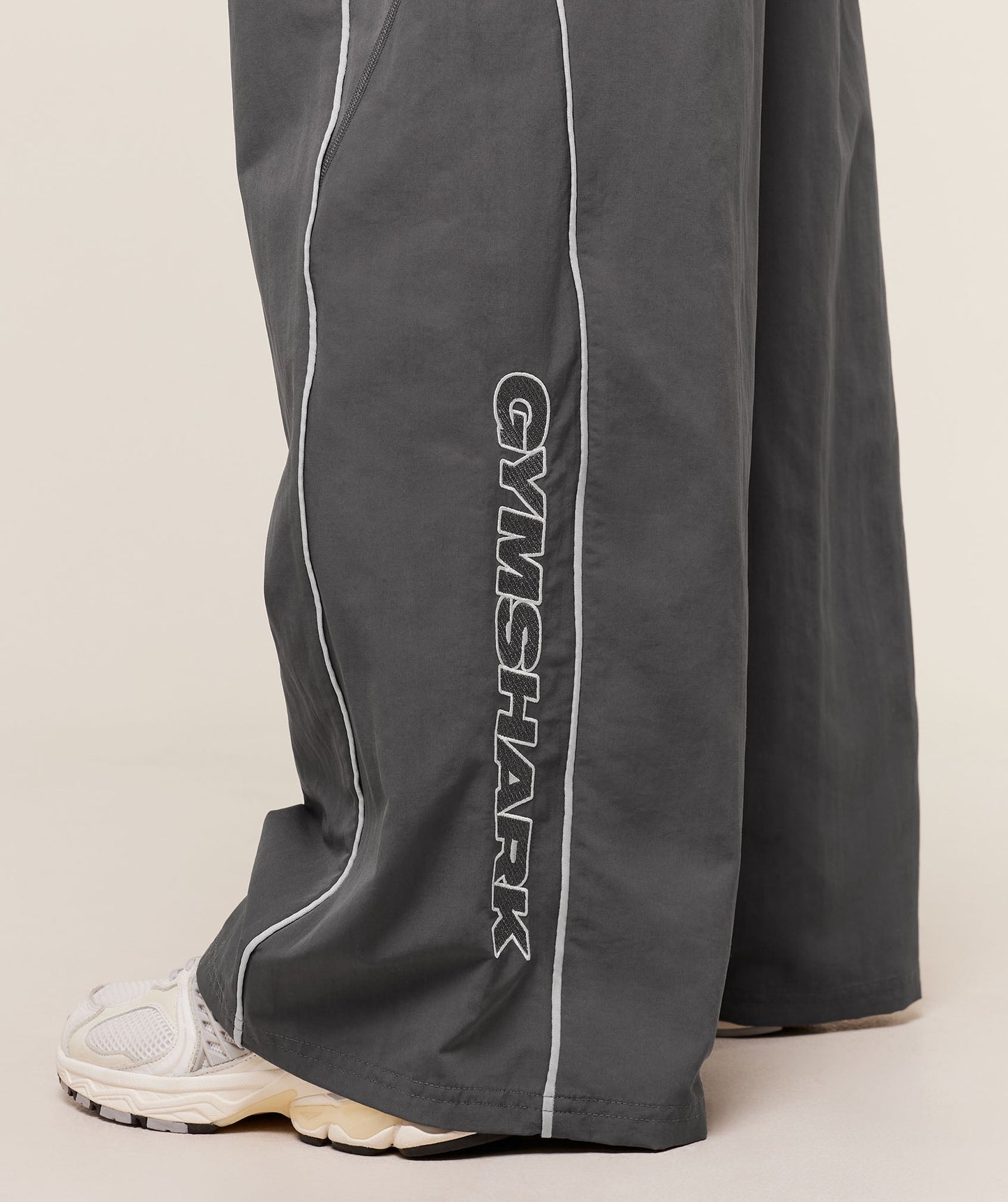 Gymshark Wordmark Track Pants - Graphite Grey