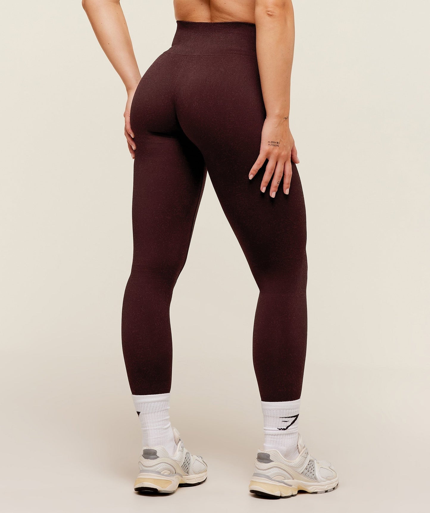 Gymshark Adapt Fleck x Whitney Leggings - Cherry Purple/Rich Maroon