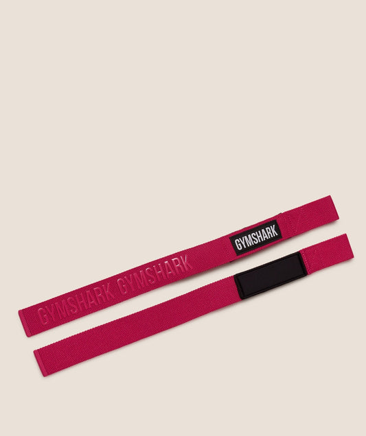 Gymshark Silicone Lifting Straps - Build Pink