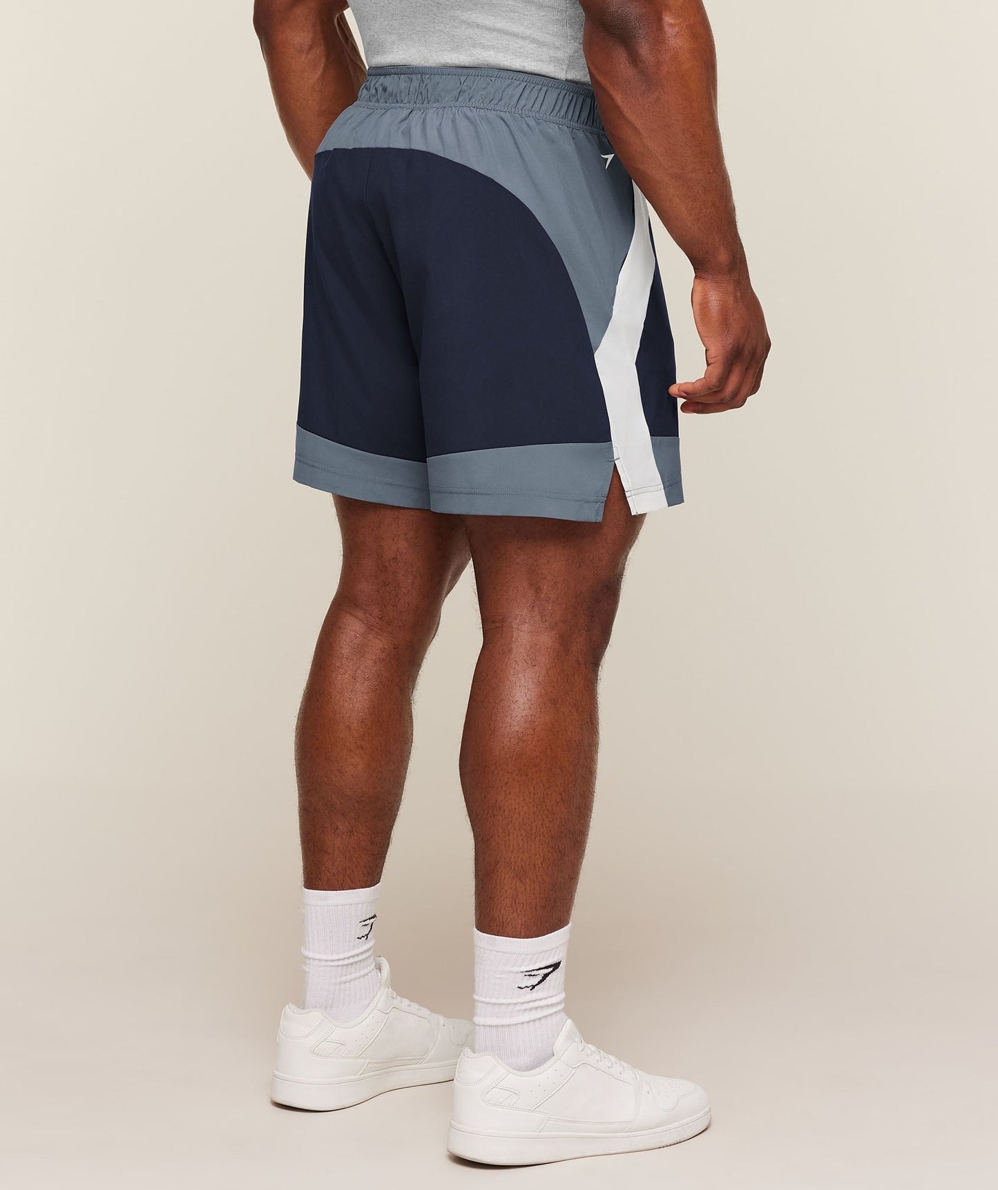 Gymshark Collegiate Tech Shorts - Iron Blue