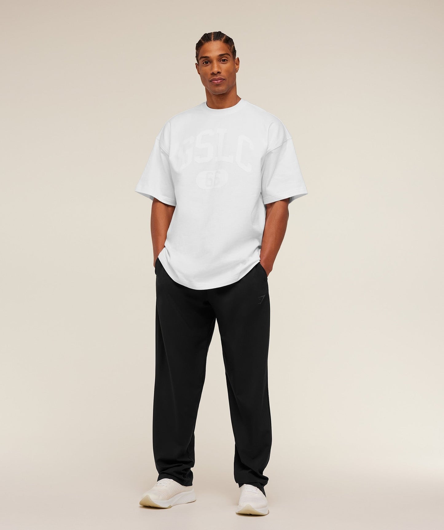 Gymshark Arrival Contrast Pants - Black/Grey