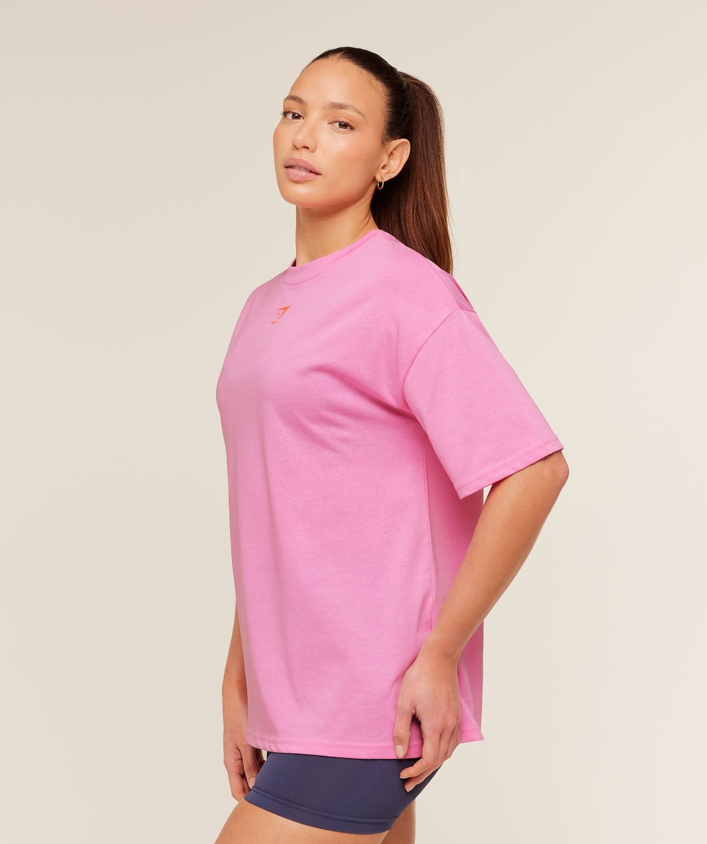 Gymshark GS Power Oversized T-Shirt - Focus Pink