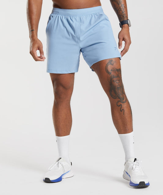 Gymshark Hybrid 6" Shorts - Ozone Blue