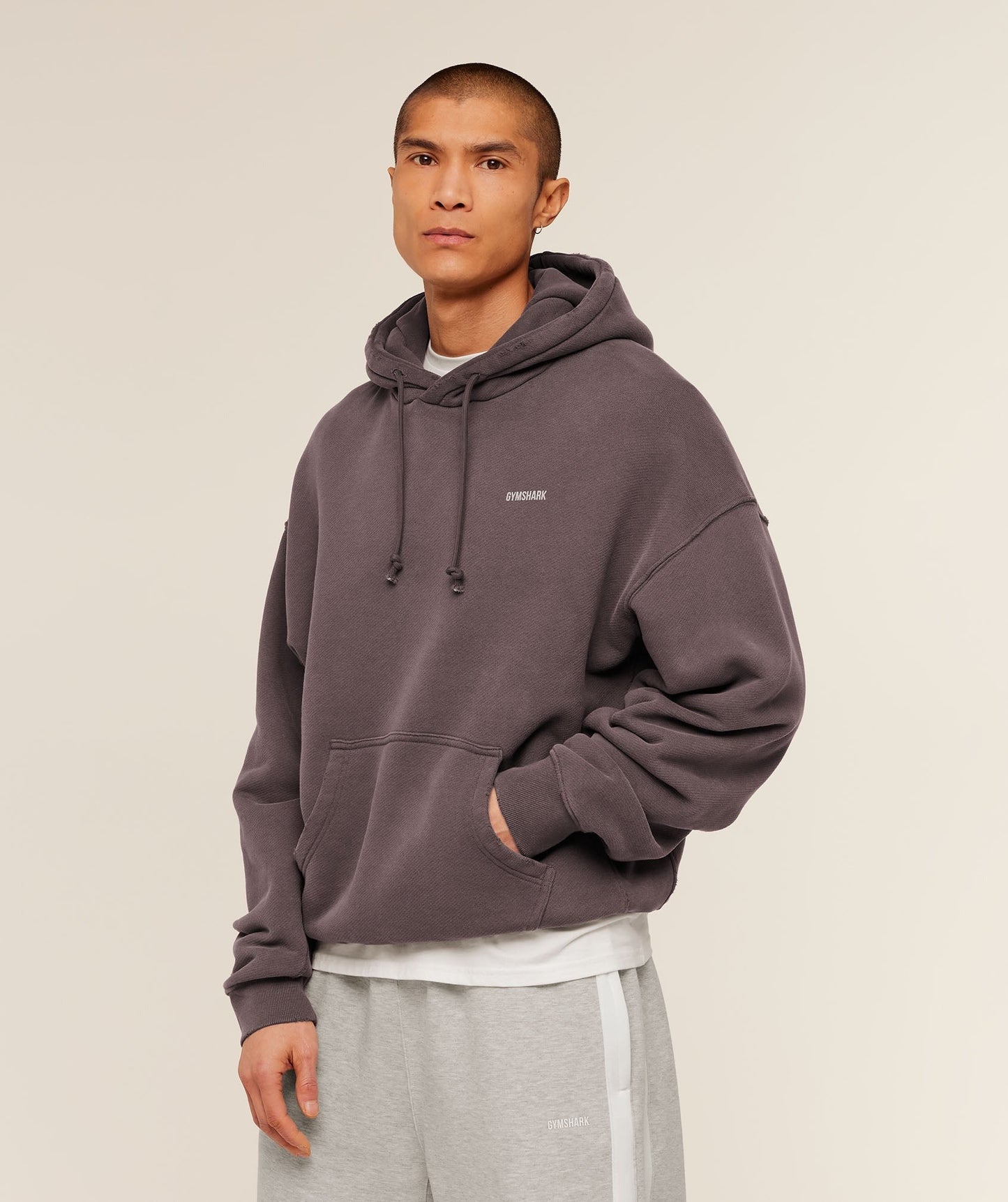 Gymshark x CBUM Washed Hoodie - Greyed Purple