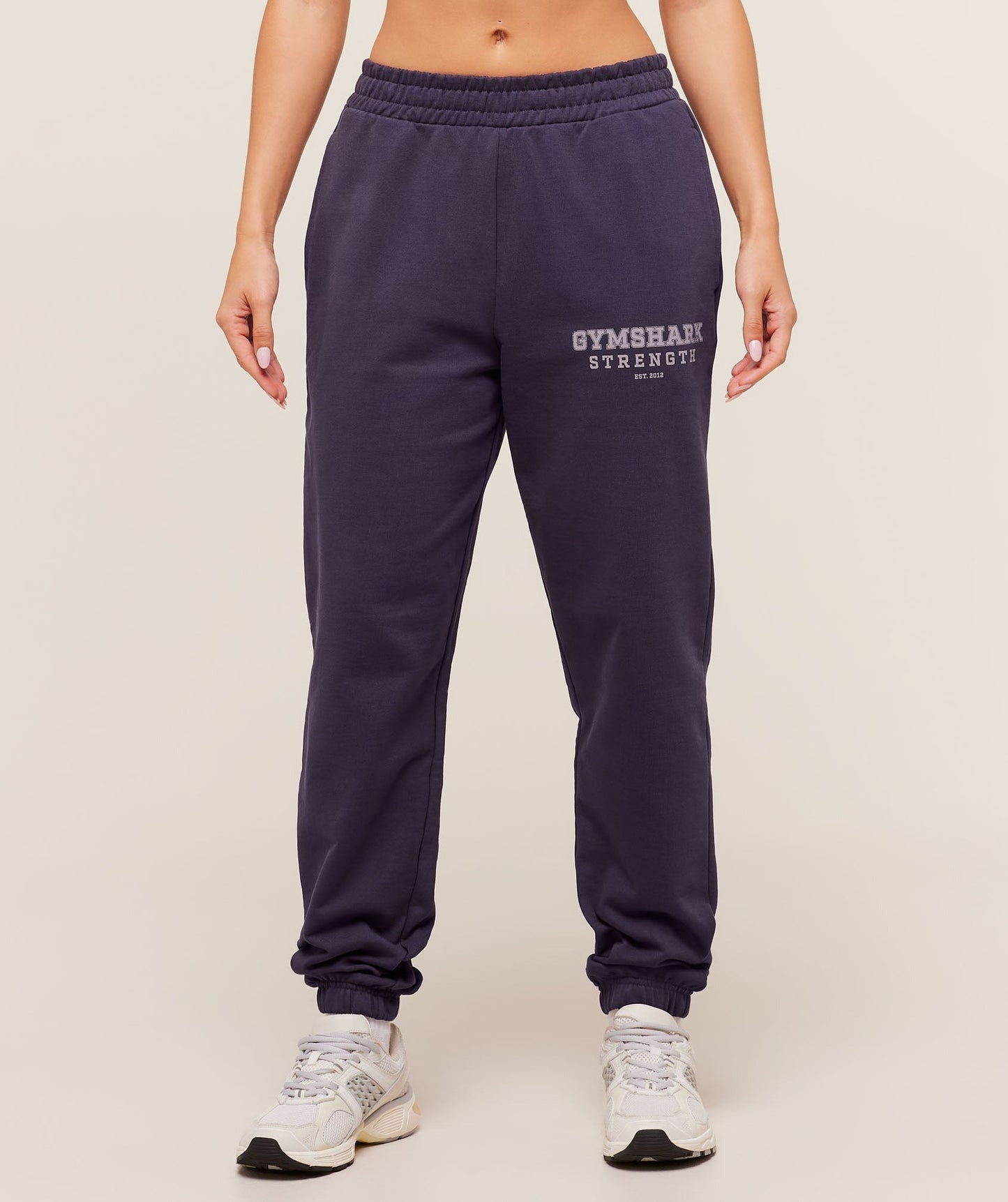Gymshark Strength Graphic Joggers - Midnight Purple